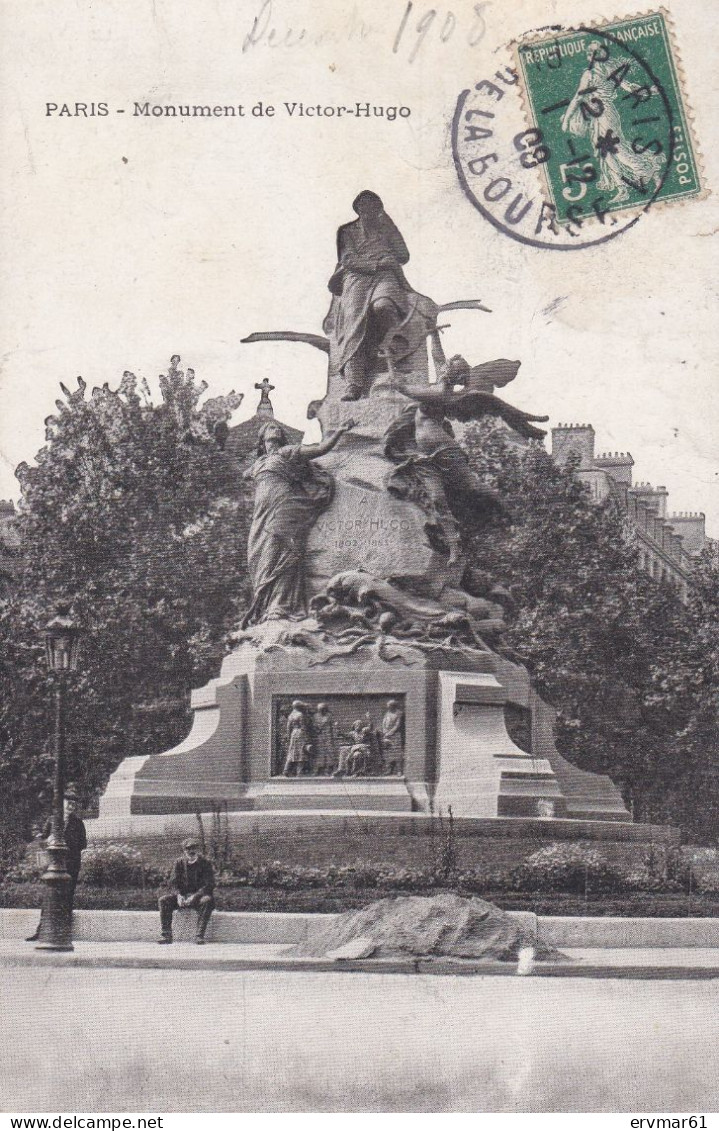 75 - PARIS - MONUMENT DE VICTOR-HUGO - Autres Monuments, édifices