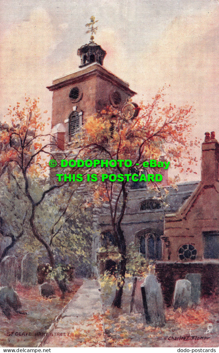 R538685 St. Olave Hart Street. Old London Churches. Tuck. Aquarette. Postcard 62 - Sonstige & Ohne Zuordnung