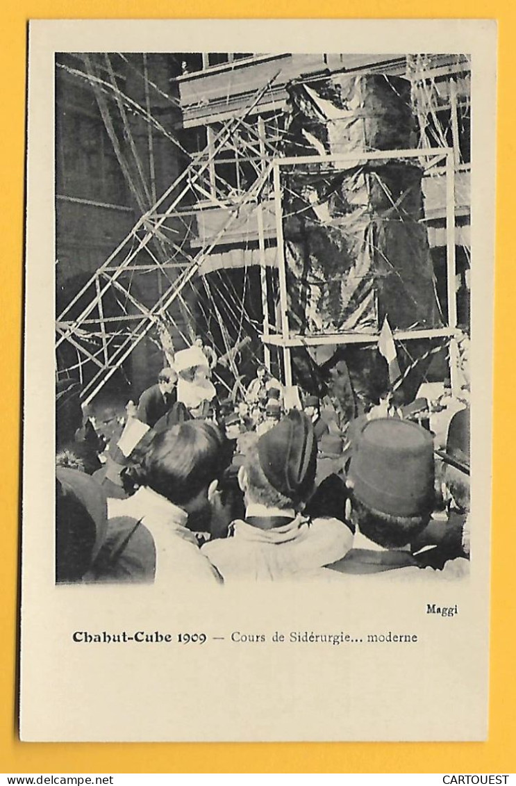 CPA PARIS - Ecole Centrale Chahut Cube Cours De SIDERURGIE MODERNE - Autres & Non Classés