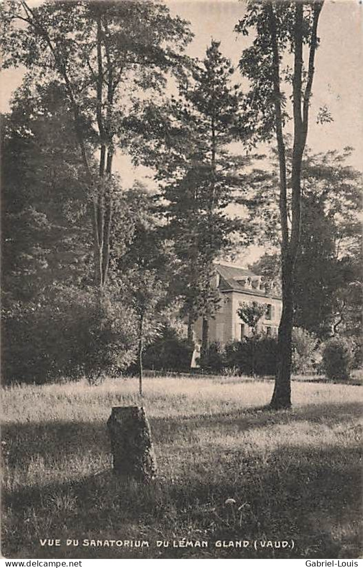 Sanatorium Du Léman Gland 1914 - Gland