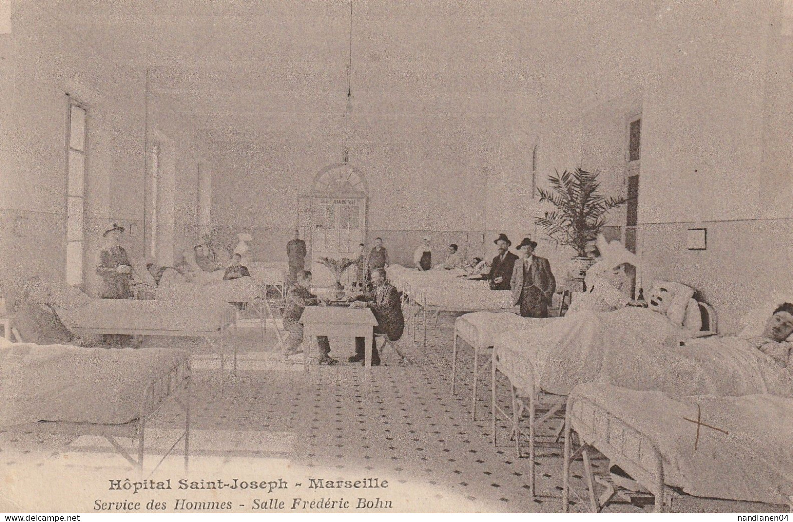 CPA - 13 - Marseille - Hôpital St Joseph - Service Des Hommes - Non Classés