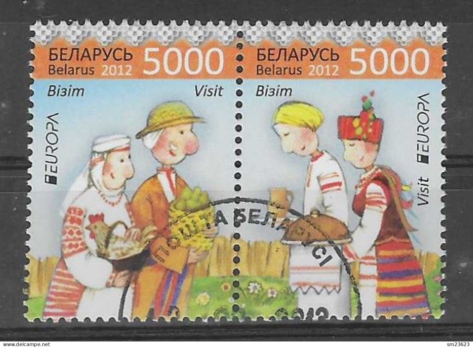 Weißrussland / Belarus  2012  Mi.Nr. 912 / 913 , EUROPA CEPT Visite - Gestempelt / Fine Used / (o) - 2012