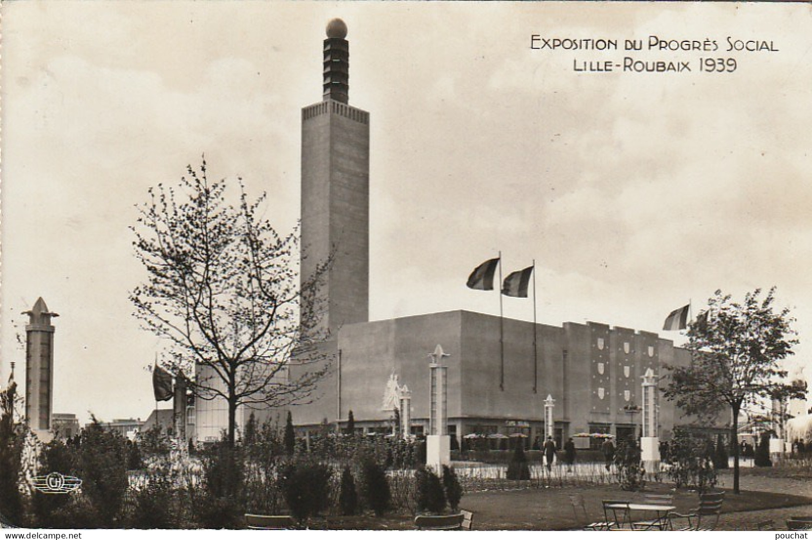 FI 26 -(59) LILLE  -  EXPOSITION DU PROGRES SOCIAL 1939 - PAVILLON DE LA BELGIQUE - 2 SCANS - Lille