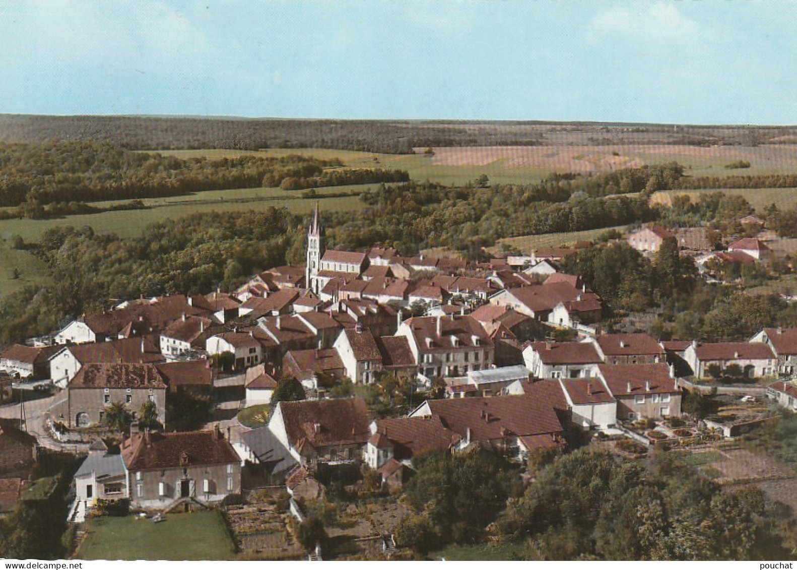 FI 1 -(52) LAFERTE SUR AMANCE  -  VUE AERIENNE  -  CARTE COULEURS   - 2 SCANS - Autres & Non Classés