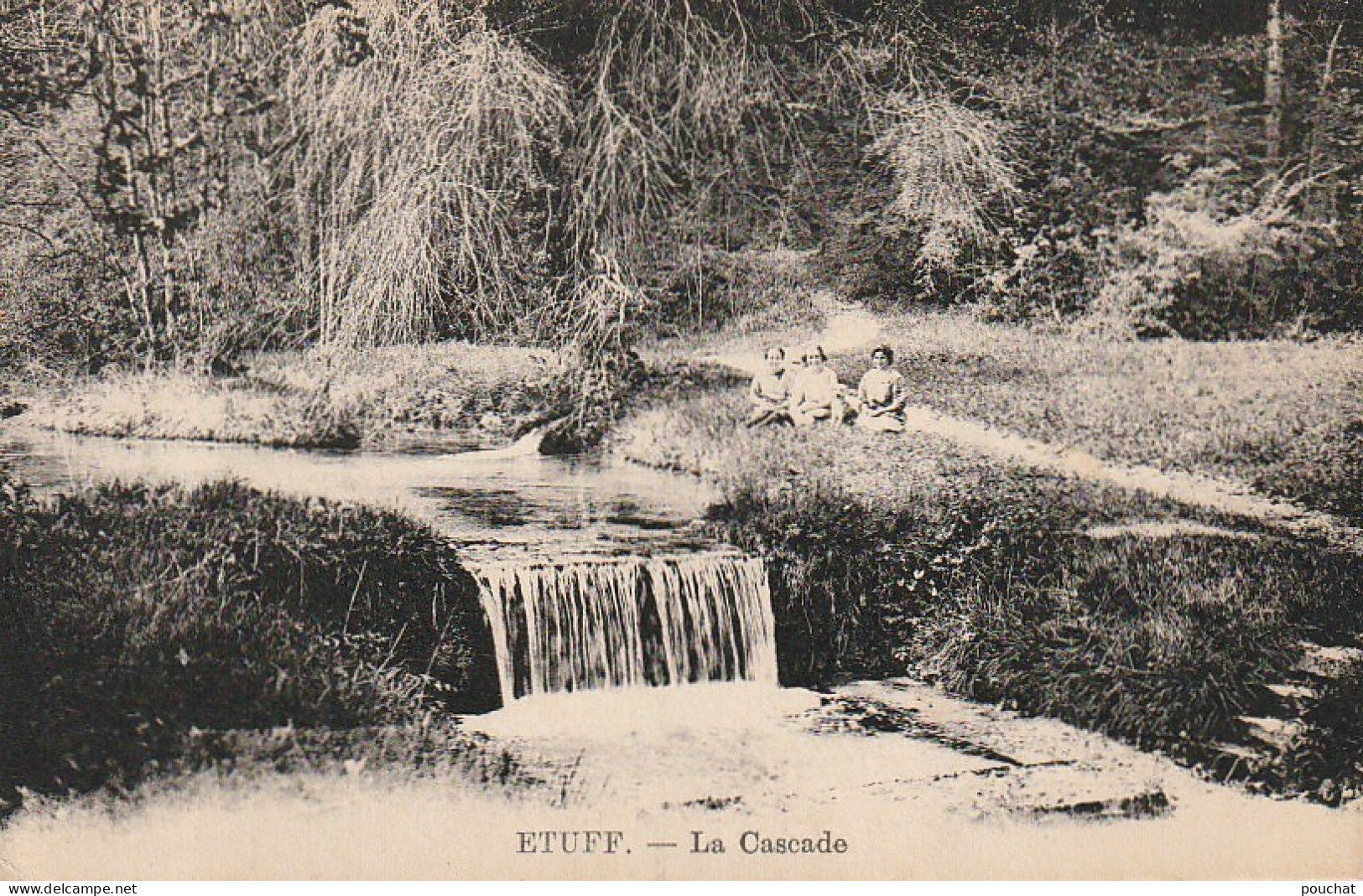 FI 1 -(52) ETUFF  -  LA CASCADE - ANIMATION  -  FEMMES SUR LA  RIVE   -  2 SCANS - Other & Unclassified