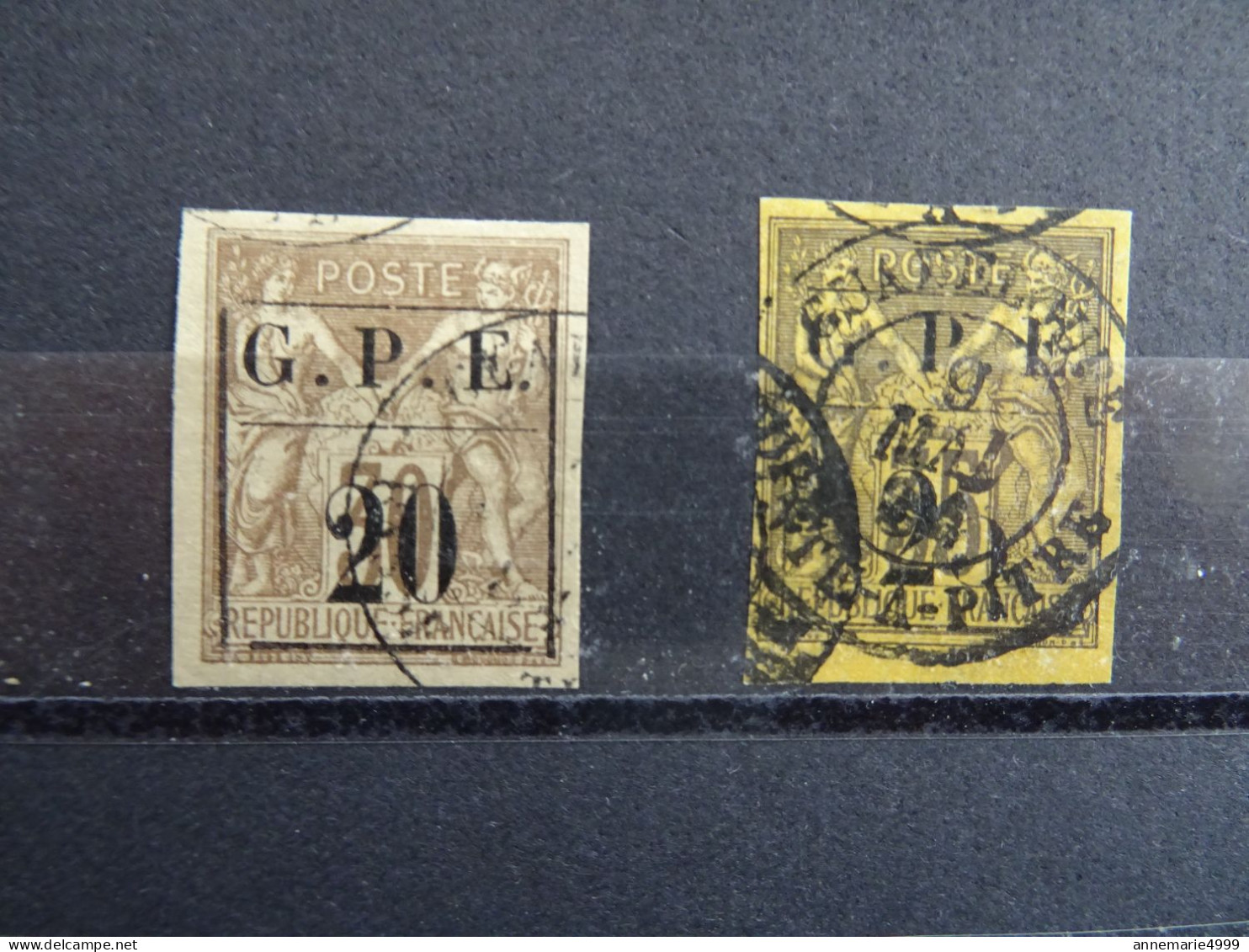 Nouvelle Calédonie  Classiques N° 1 Et 2 Cote 150 € - Used Stamps