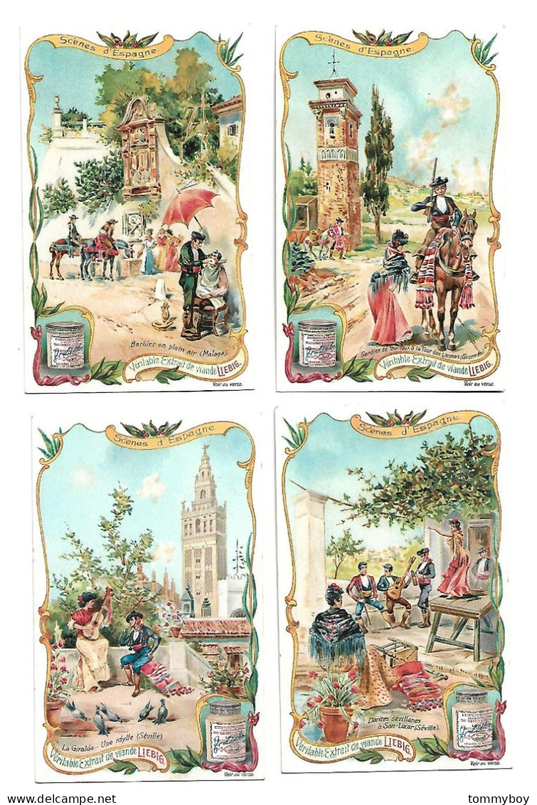 S 840, Liebig 6 Cards, Scènes D'Espagne (ref B22) - Liebig