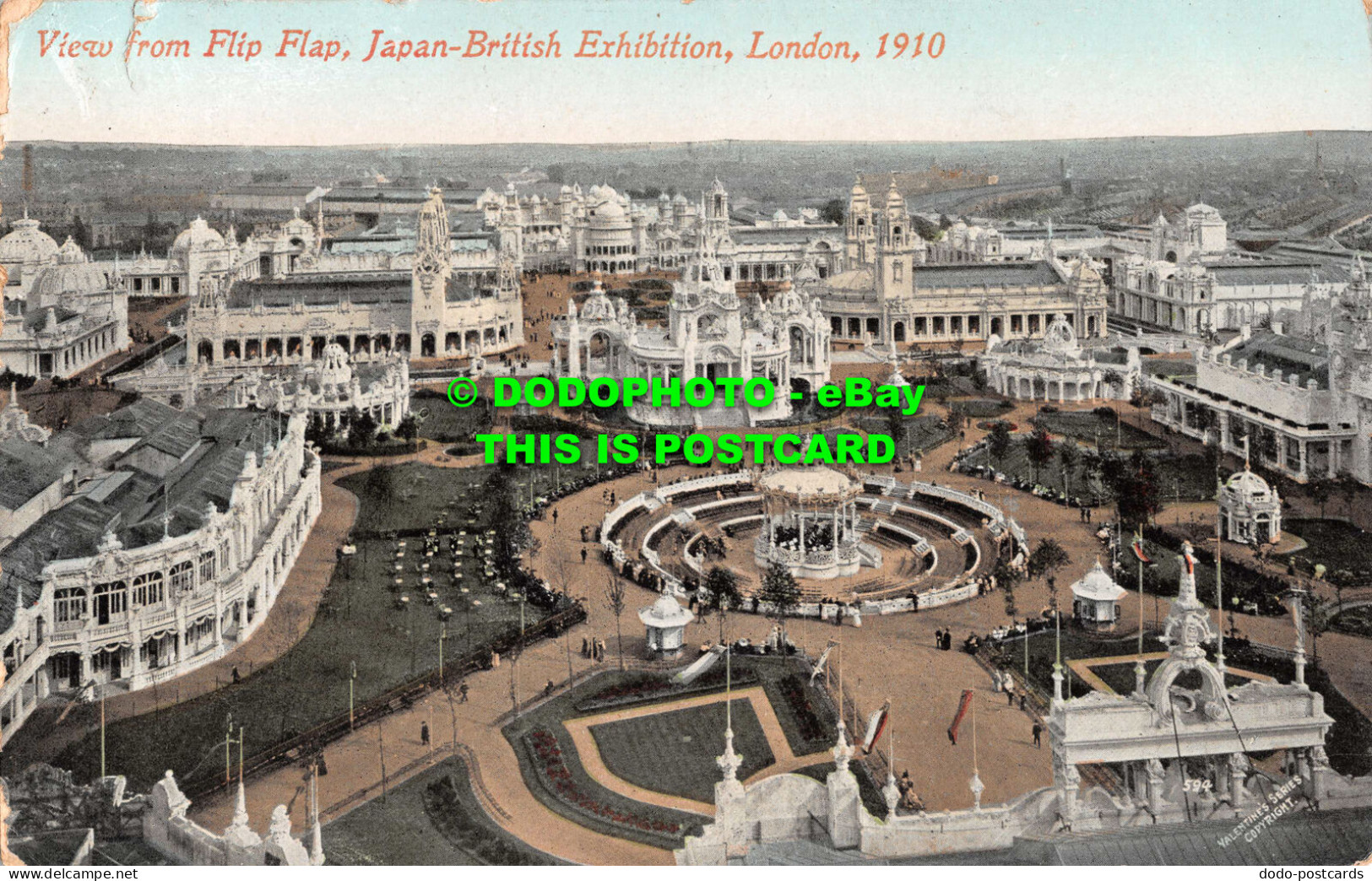 R538999 View From Flip Flap. Japan British Exhibition. London. Valentine. 1910 - Other & Unclassified