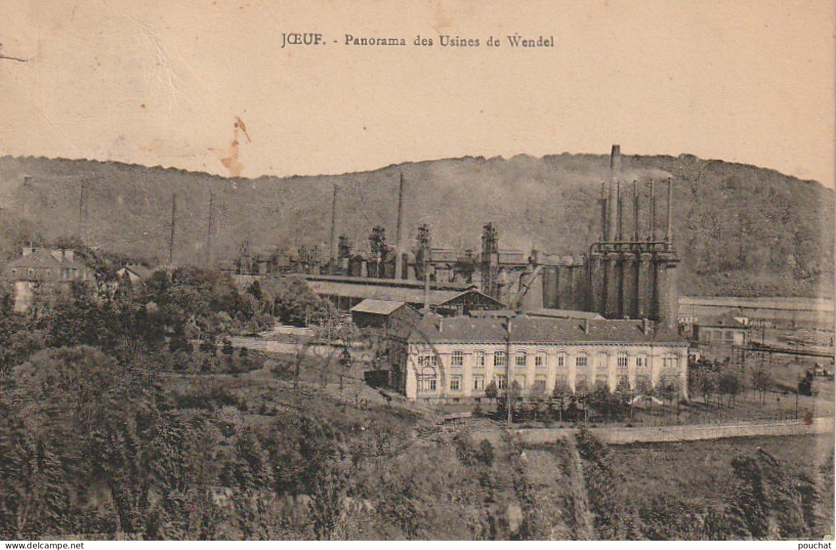 FI 3 -(54) JOEUF  -  PANORAMA DES USINES DE WENDEL  -  2 SCANS - Autres & Non Classés