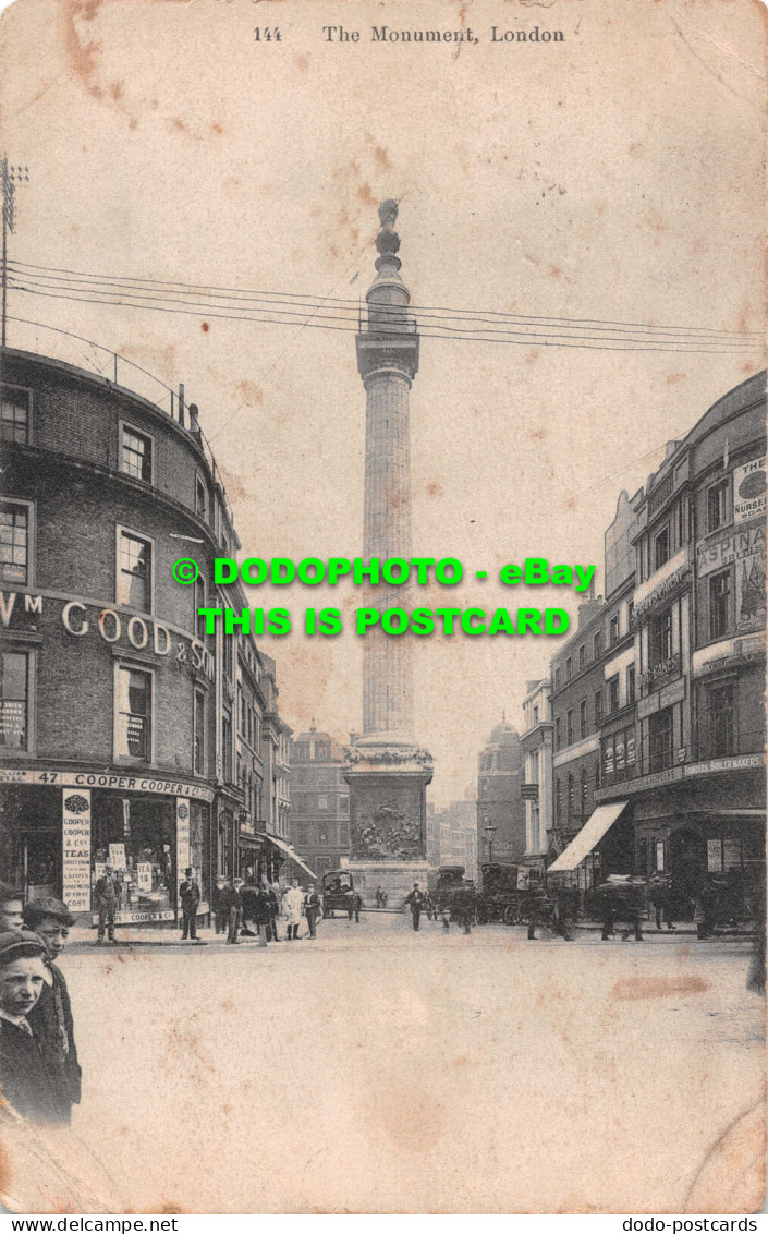 R538377 144. Monument. London. 1907 - Other & Unclassified