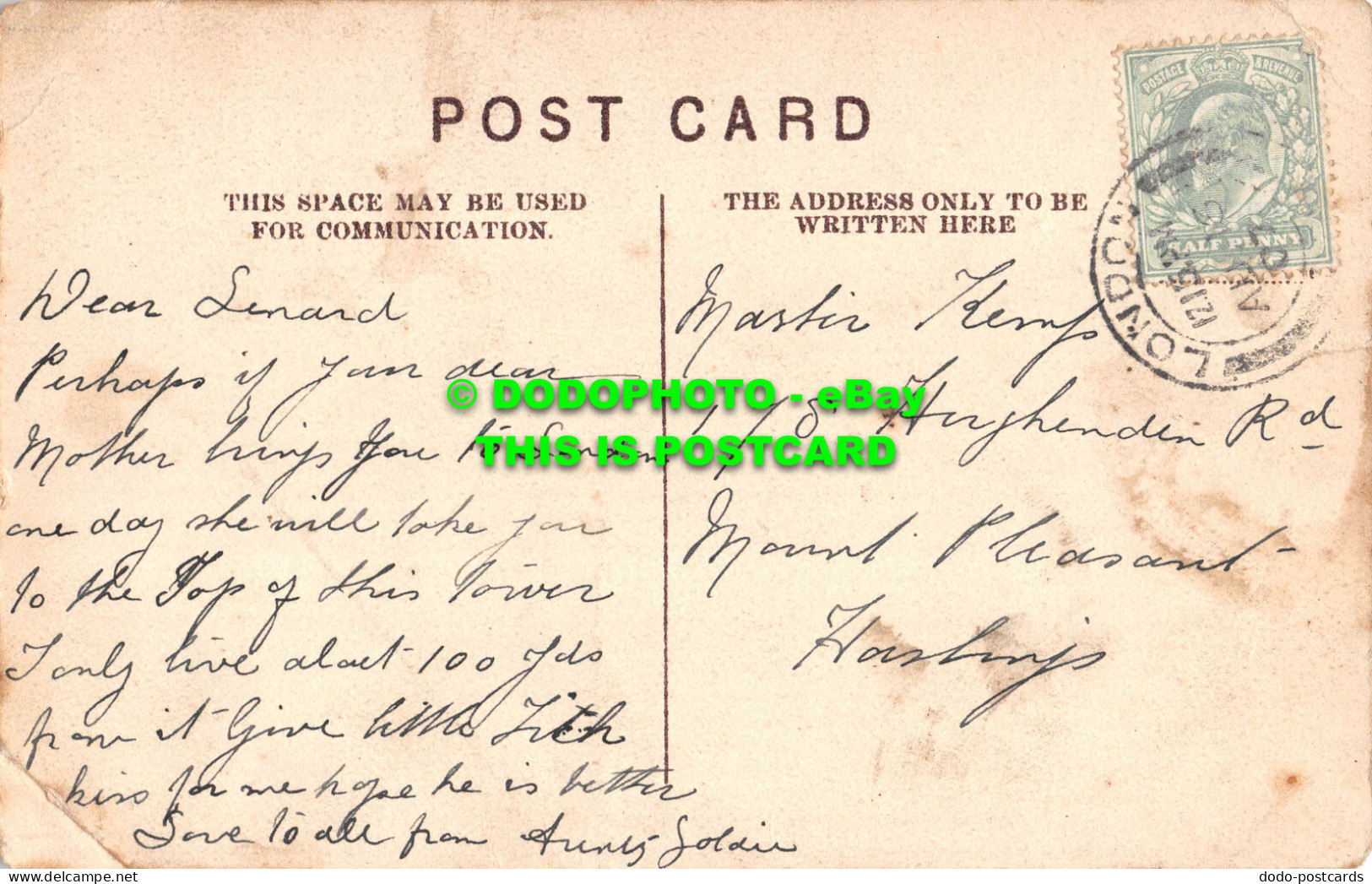 R538377 144. Monument. London. 1907 - Other & Unclassified