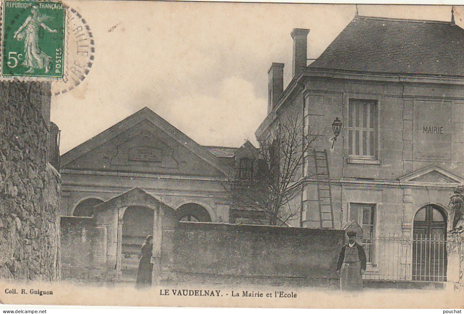 EP 19 -(49) LE VAUDELNAY  -  LA MAIRIE ET L'ECOLE    - 2 SCANS - Altri & Non Classificati