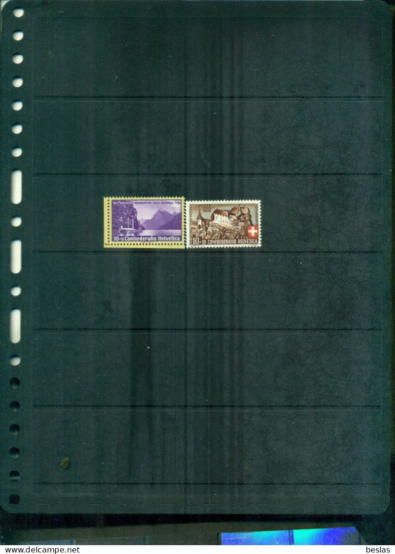 SUISSE PRO PATRIA 38-39 2 VAL NEUFS A PARTIR DE 0.75 EUROS - Unused Stamps