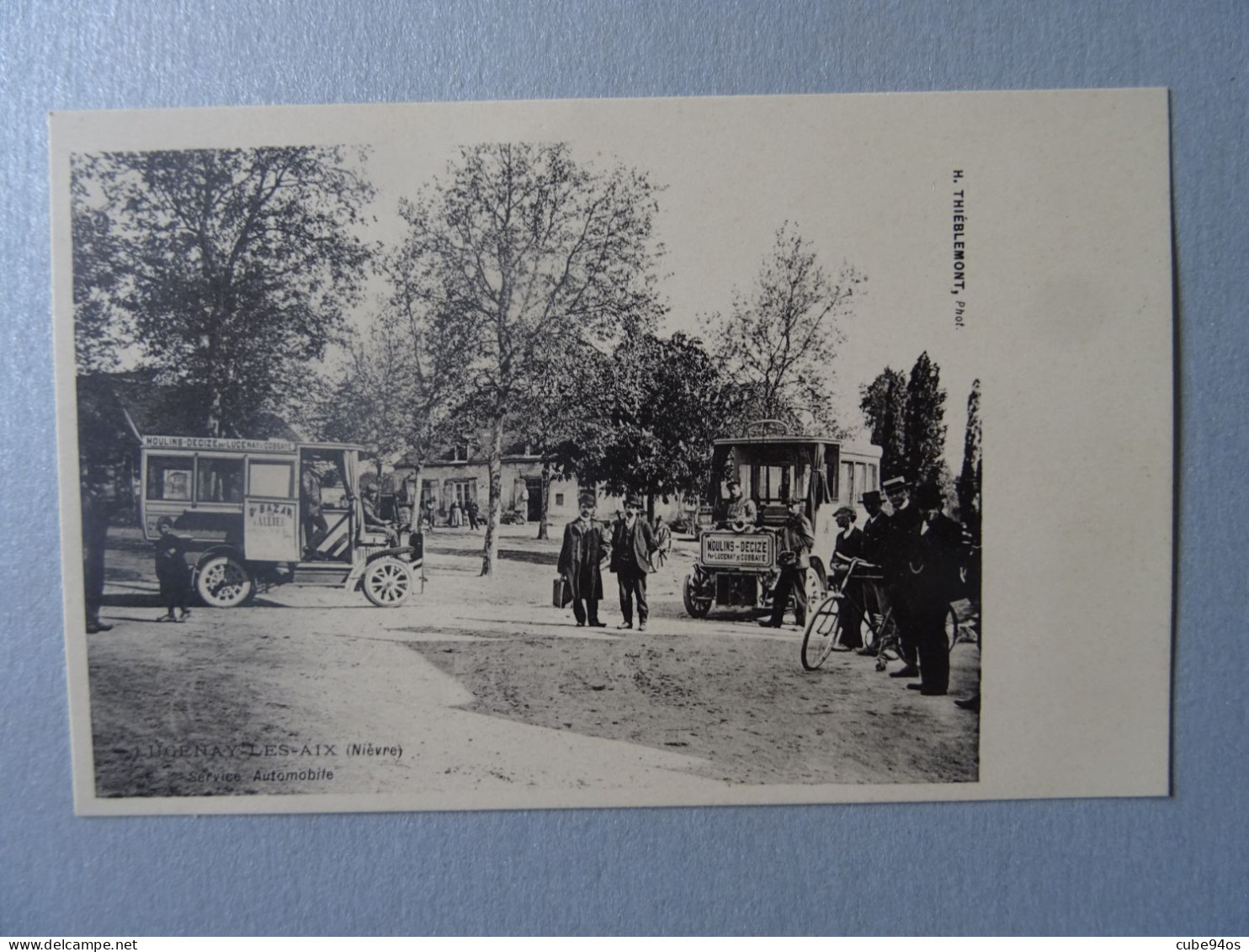 CPA- LUCENAY-LES-AIX--SERVICE AUTOMOBILE. - Autres & Non Classés