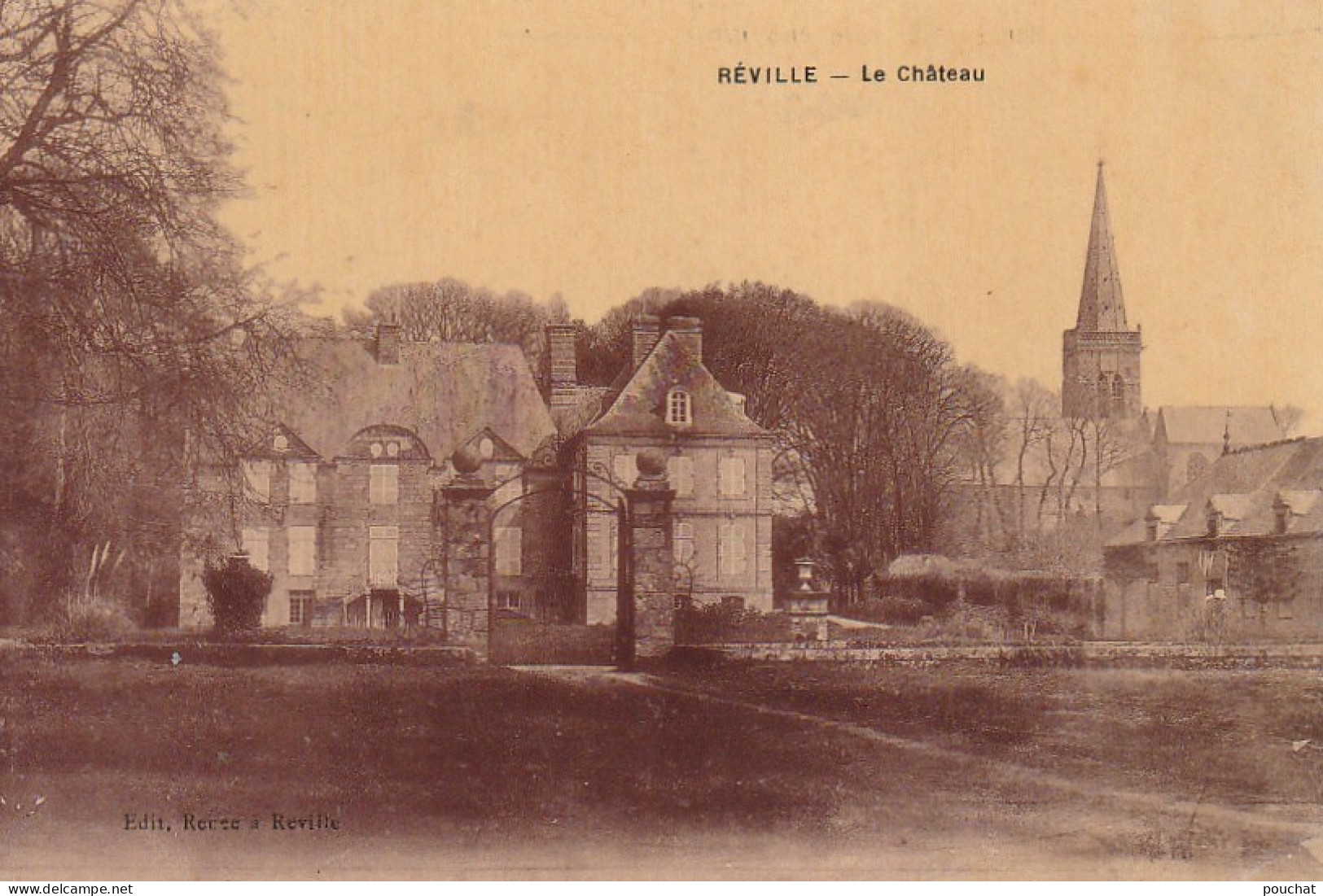 EP 21 -(50) REVILLE  -  LE CHATEAU  - 2 SCANS - Other & Unclassified