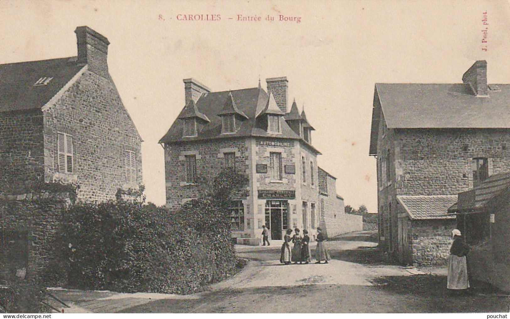 EP 21 -(50) CAROLLES  -  ENTREE DU BOURG - ANIMATION - EPICERIE CHARLET -  2 SCANS - Other & Unclassified