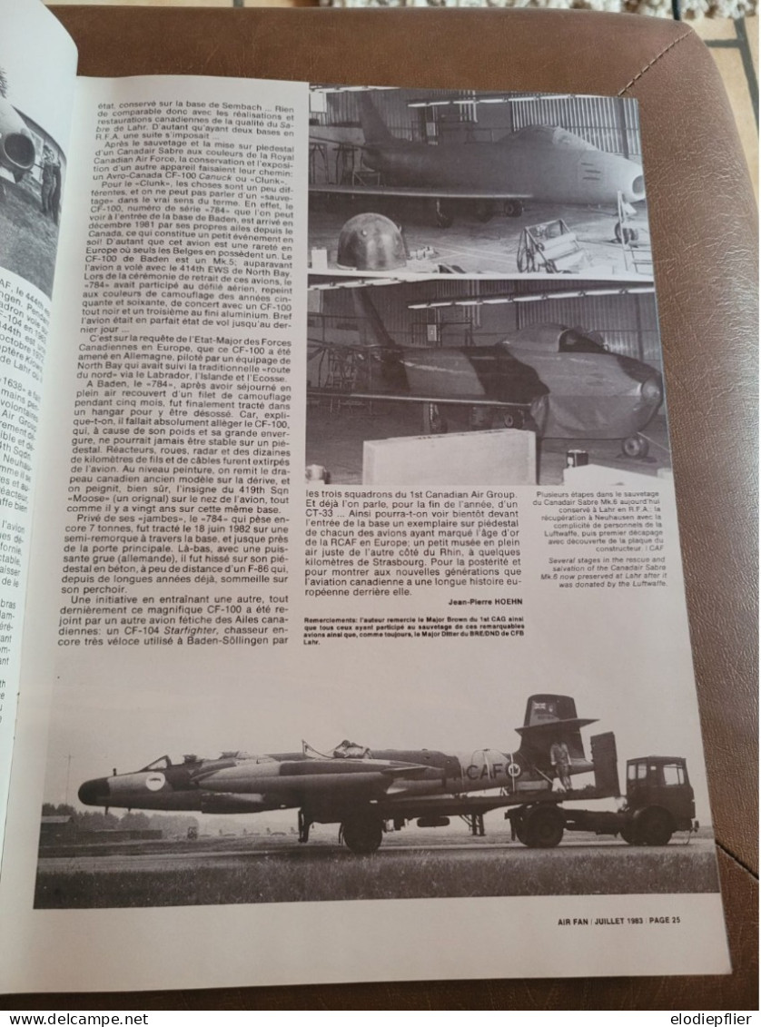 Air Fan. N°57. Juillet 1983. Le Mensuel De L'aéronautique Militaire Internationale - Aviation