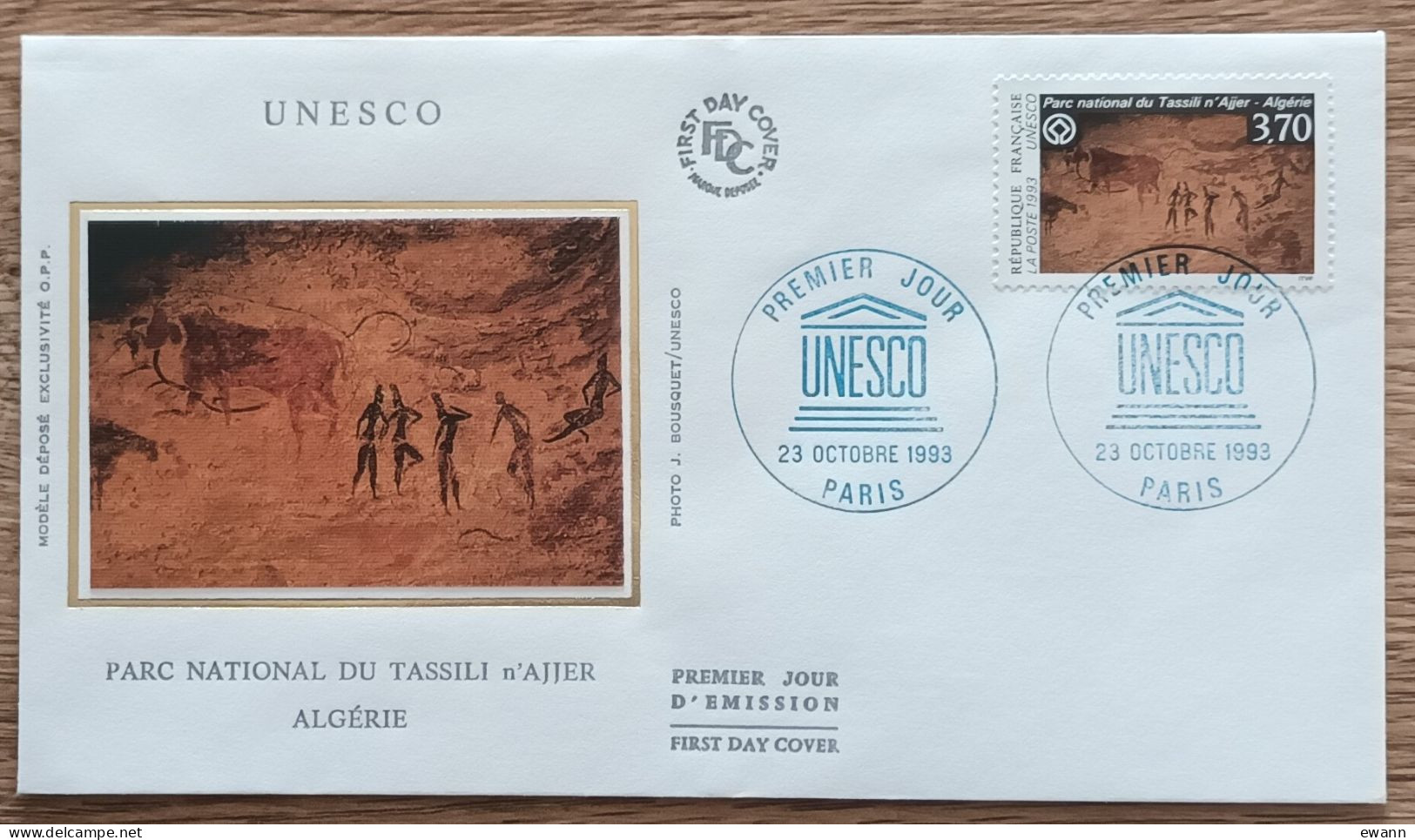 FDC 1993 - YT Service N°111 - UNESCO - PARIS - 1990-1999