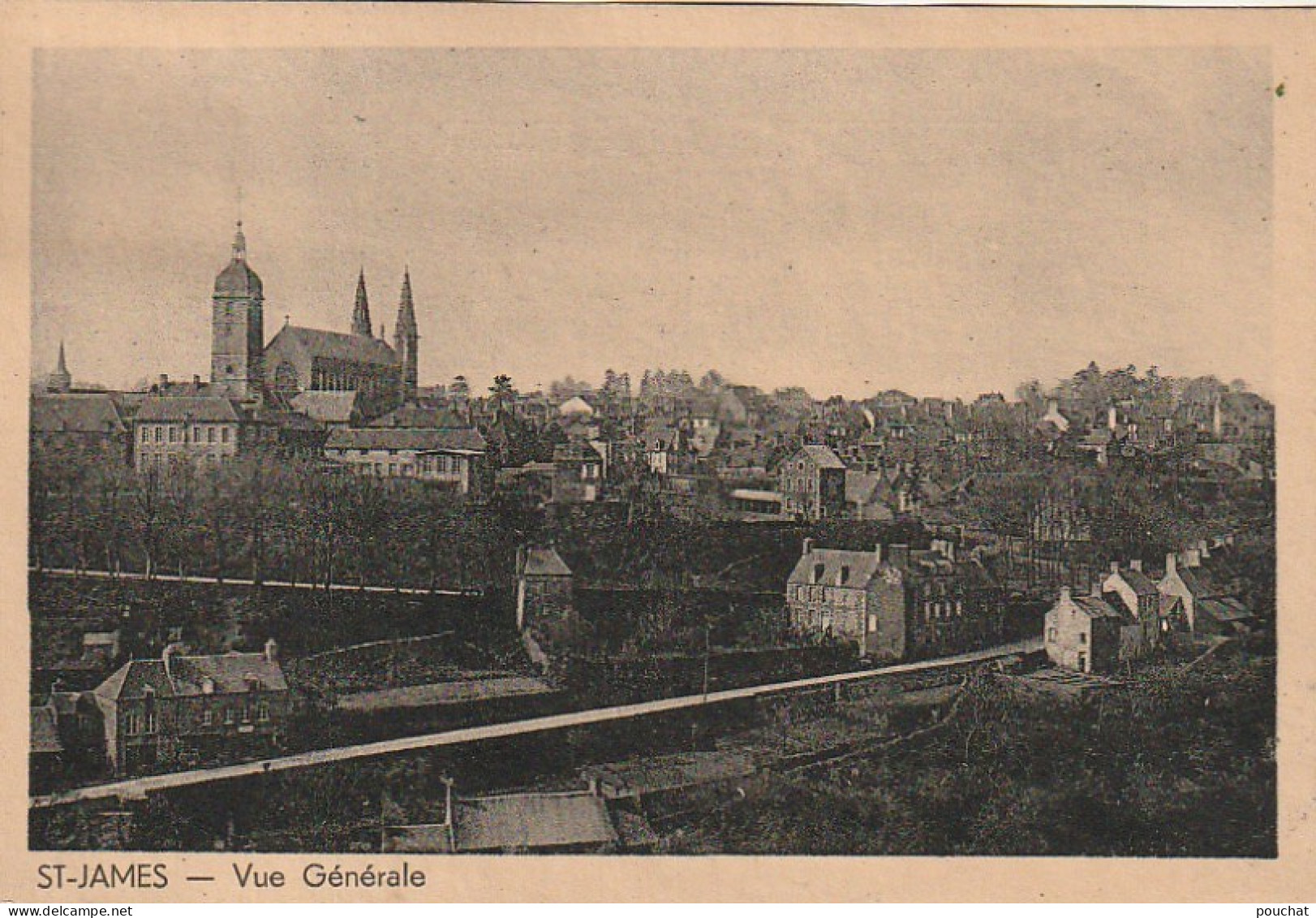 EP 22 -(50) ST JAMES  -  VUE  GENERALE    - 2 SCANS - Autres & Non Classés