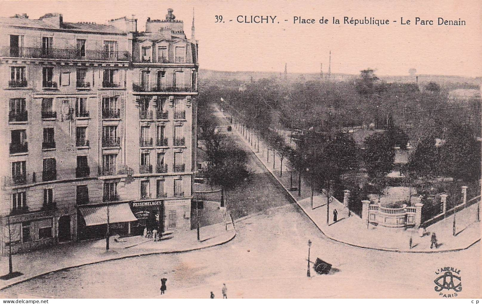 Clichy -  Place De La Republique -  CPA°J - Clichy