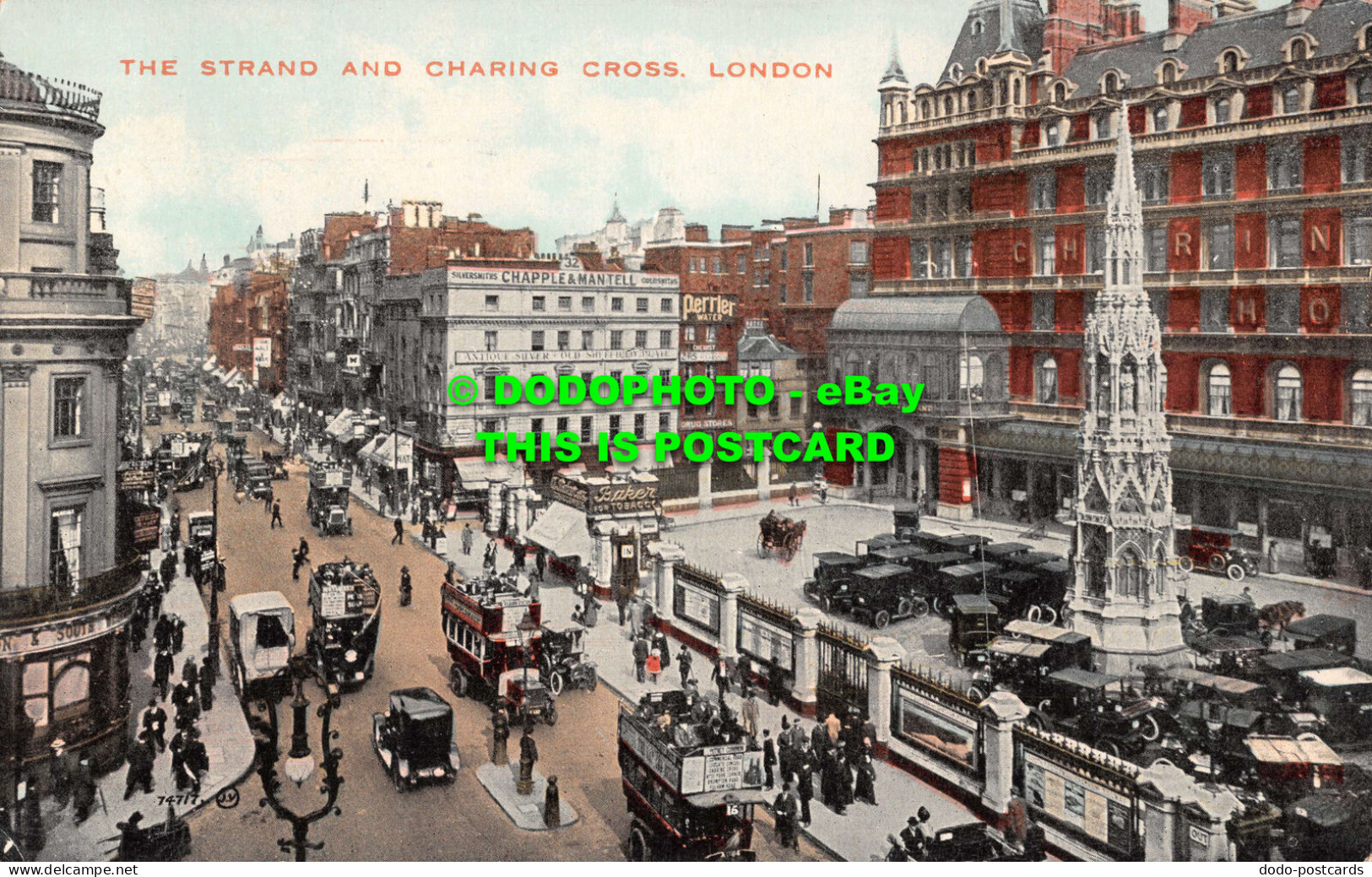 R539023 London. The Strand And Charing Cross. Valentine. Colourtone. Picture - Other & Unclassified