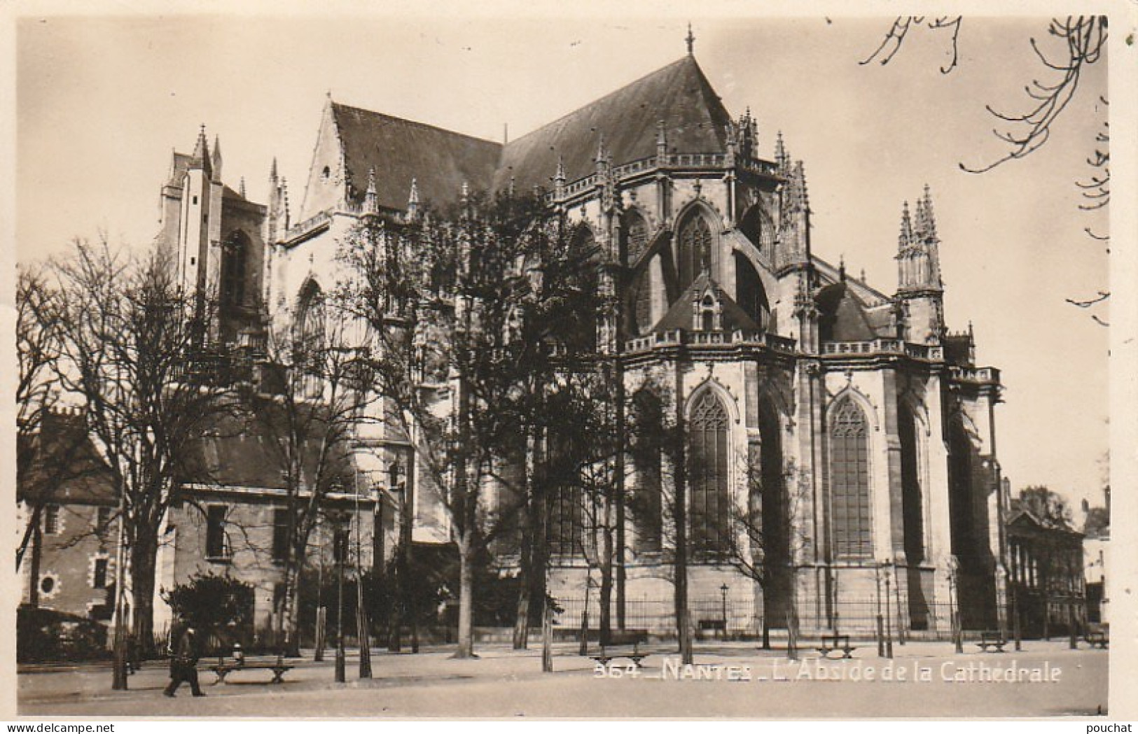 EP 7 -(44) NANTES - L' ABSIDE DE LA CATHEDRALE   -  2 SCANS - Nantes