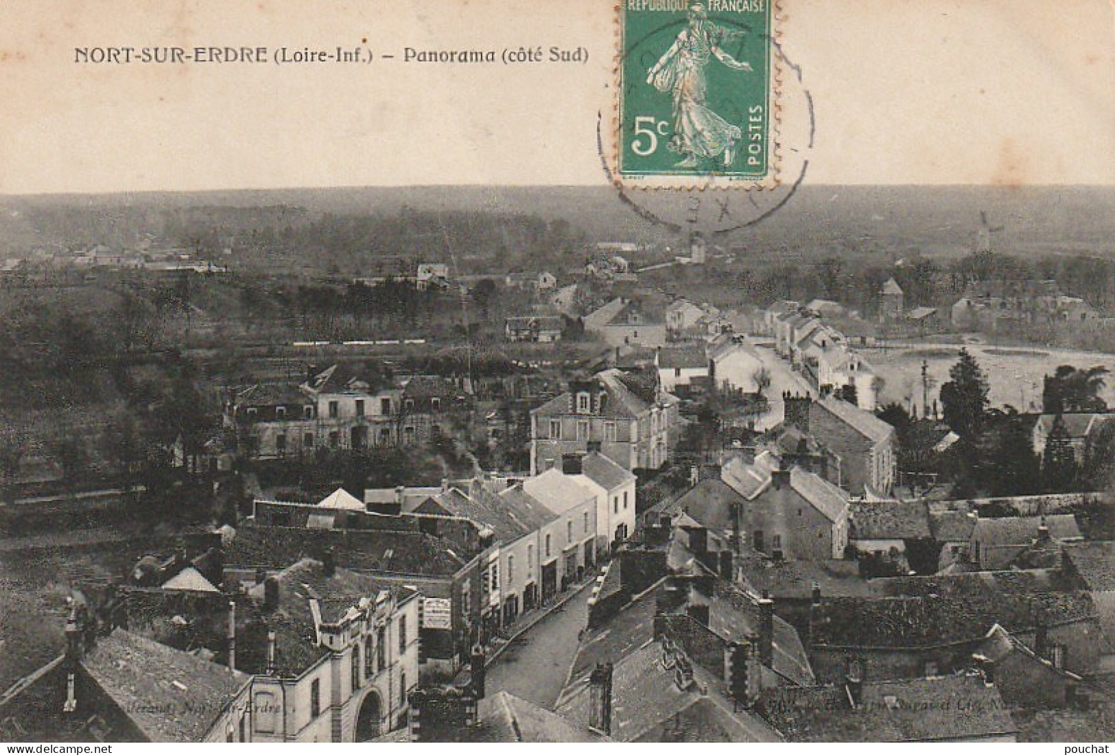 EP 8  -(44) NORT SUR ERDRE  -  PANORAMA ( COTE SUD )   -  2 SCANS - Nort Sur Erdre