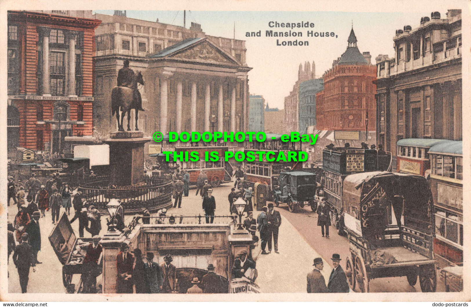 R539325 London. Cheapside And Mansion House - Autres & Non Classés