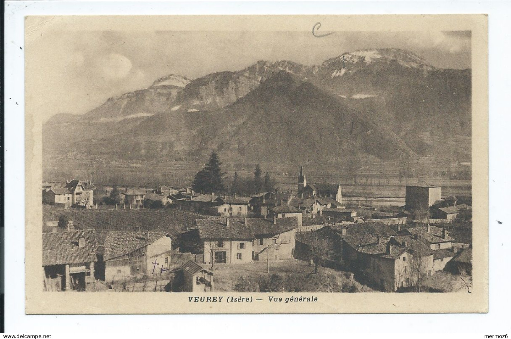 VEUREY  Vue Générale – Montagnes Et Village – 193? - Andere & Zonder Classificatie