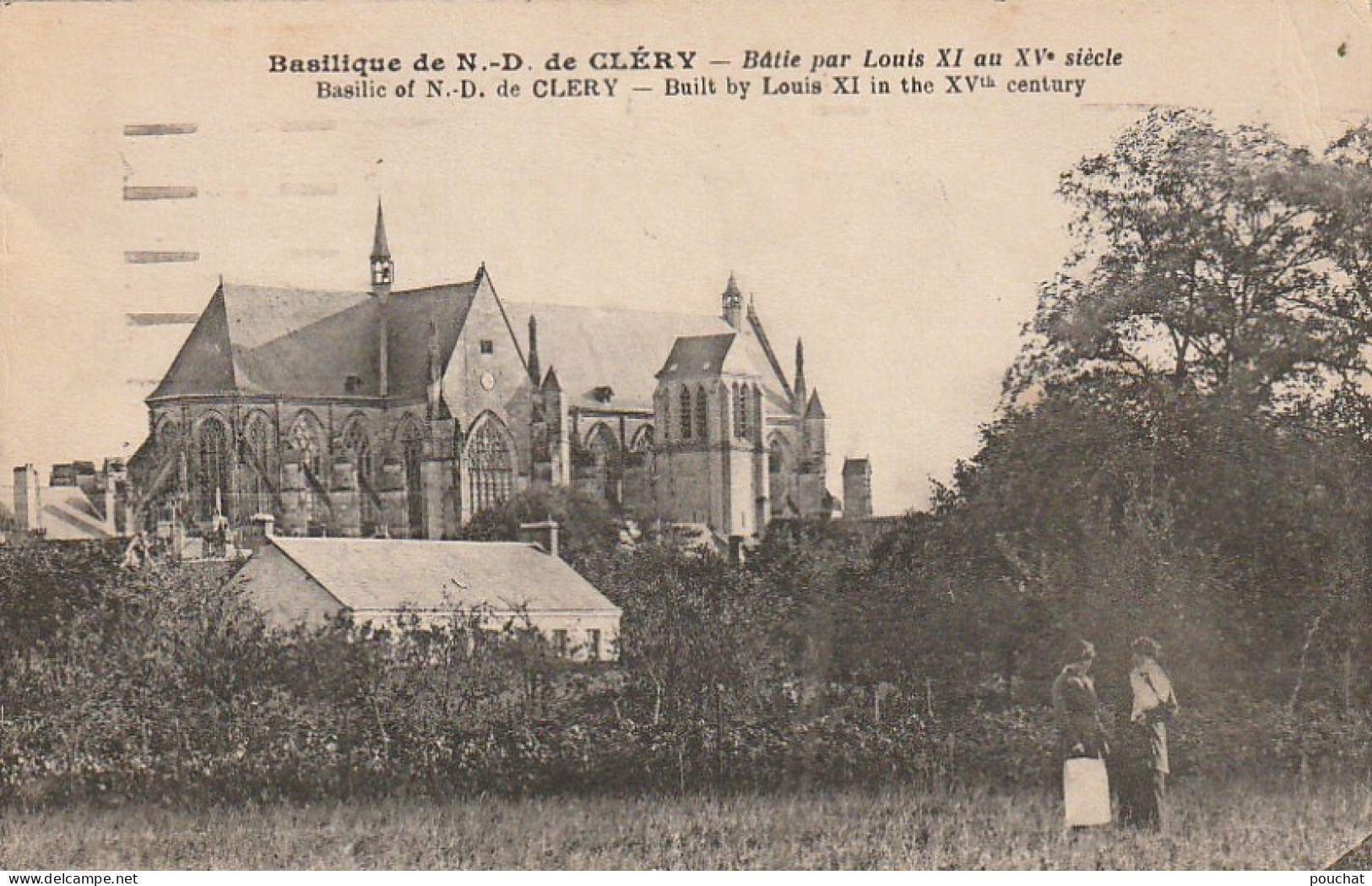 EP 10 -(45) BASILIQUE DE NOTRE DAME DE CLERY  -  2 SCANS - Other & Unclassified