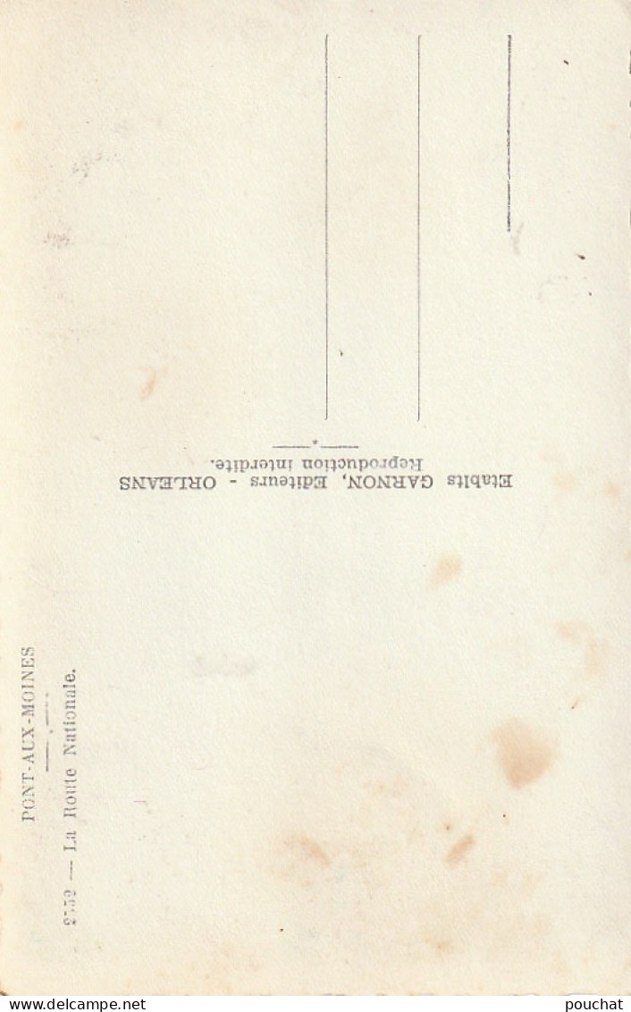 EP 11 -(45) PONT AUX MOINES  -  LA ROUTE NATIONALE  -  2 SCANS - Otros & Sin Clasificación