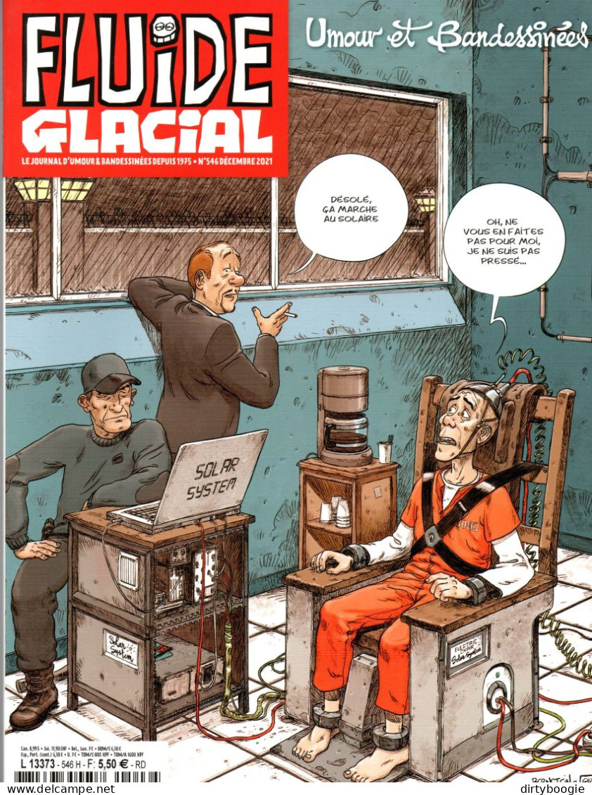 Fluide Glacial N° 546 - Décembre 2021 - Diego Aranega - Mo/CDM - Les Mémés - Pixel Vengeur - Hugot - Lefred-Thouron - Fluide Glacial