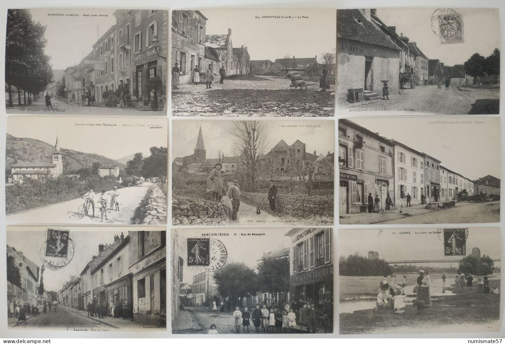 Thème FRANCE PITTORESQUE - Lot De 140 Cartes D'Autrefois - Repro De Cartes Postales Anciennes - 100 - 499 Postcards