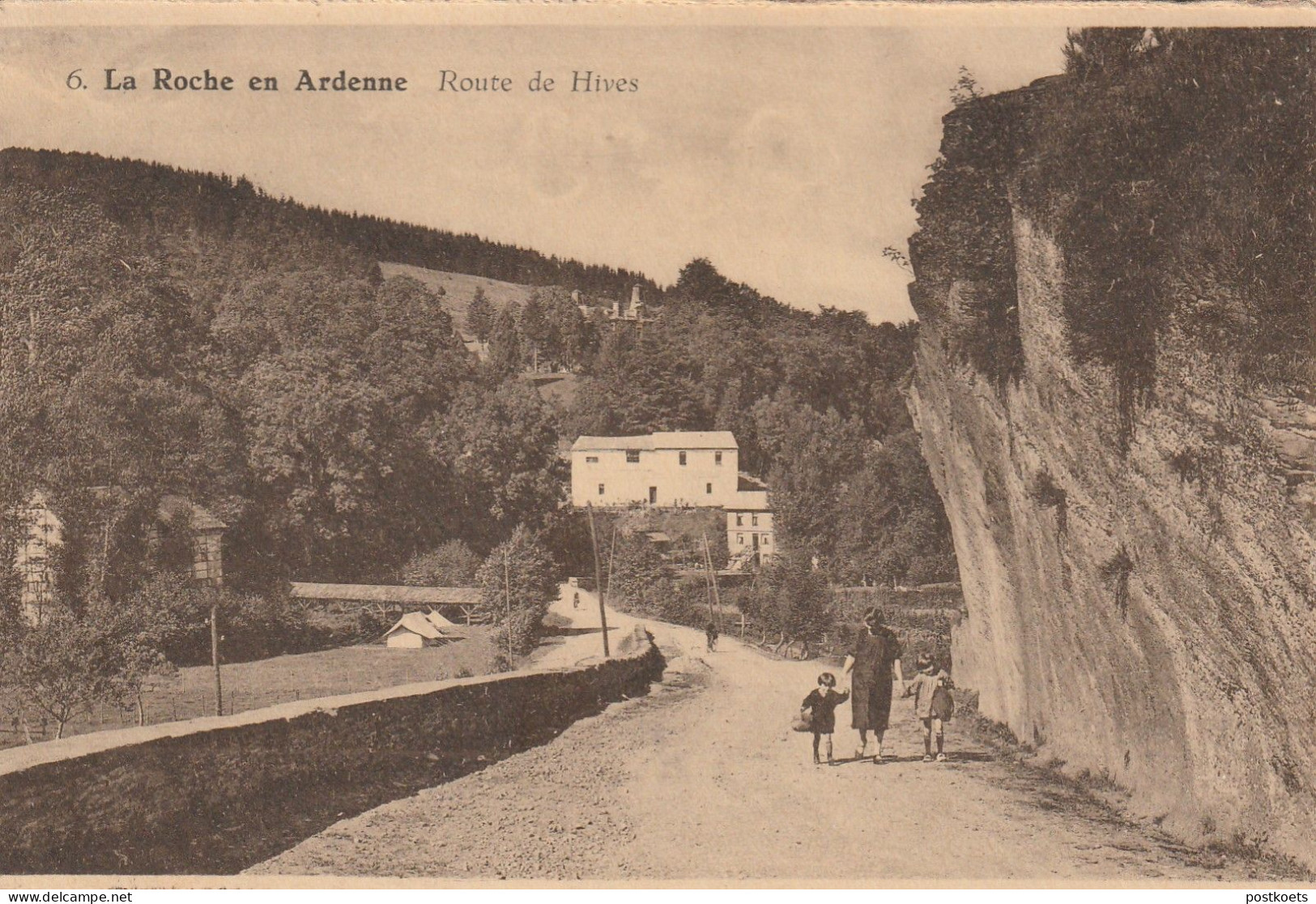 La Roche En Ardenne, Route De Hives, 2 Scans - La-Roche-en-Ardenne