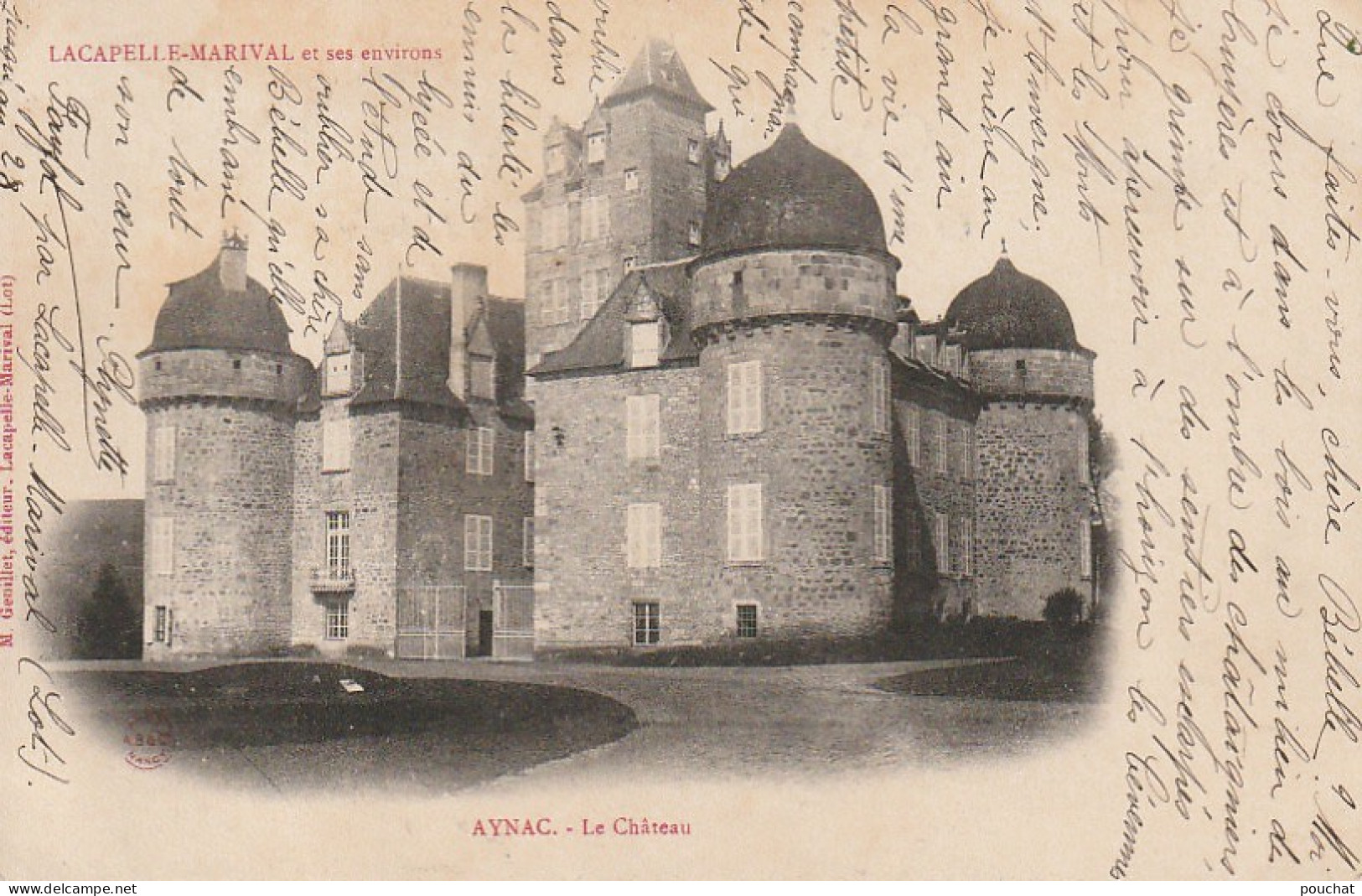EP 13 -(46) LACAPELLE MARIVAL ET SES ENVIRONS - AYNAC  -  LE CHATEAU   -  2 SCANS - Other & Unclassified