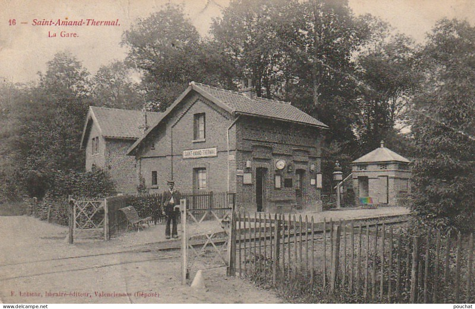 FI 27 -(59) SAINT AMAND THERMAL  -  LA GARE  - 2 SCANS - Saint Amand Les Eaux