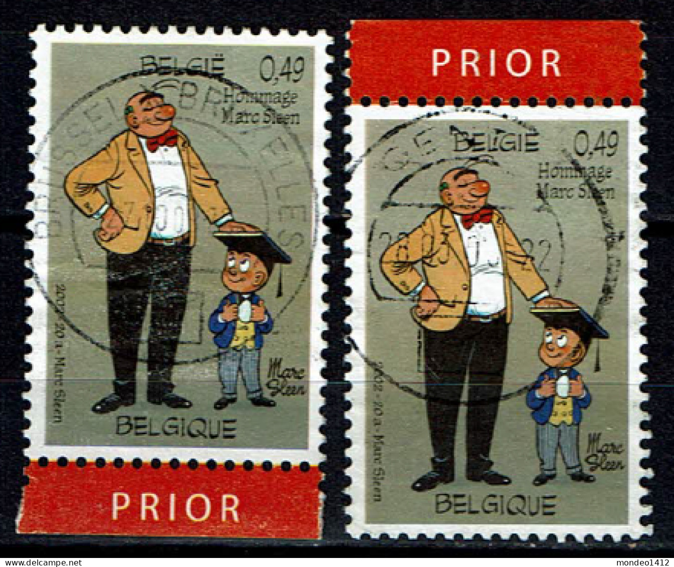 België OBP 3144 - Marc Sleen - Nero En Adhemar  Prior L En R - Used Stamps