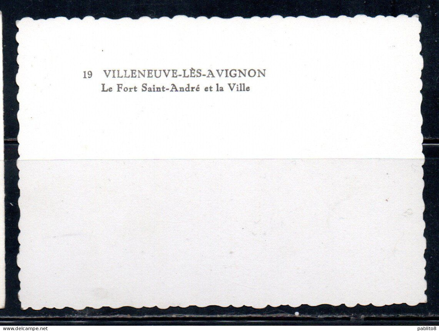 FRANCE FRANCIA VILLENUEVE-LES-AVIGNON LE FORTE SAINT- ANDRE ET LA VILLE CARTE CARD CARTOLINA UNUSED NUOVA - Sonstige & Ohne Zuordnung