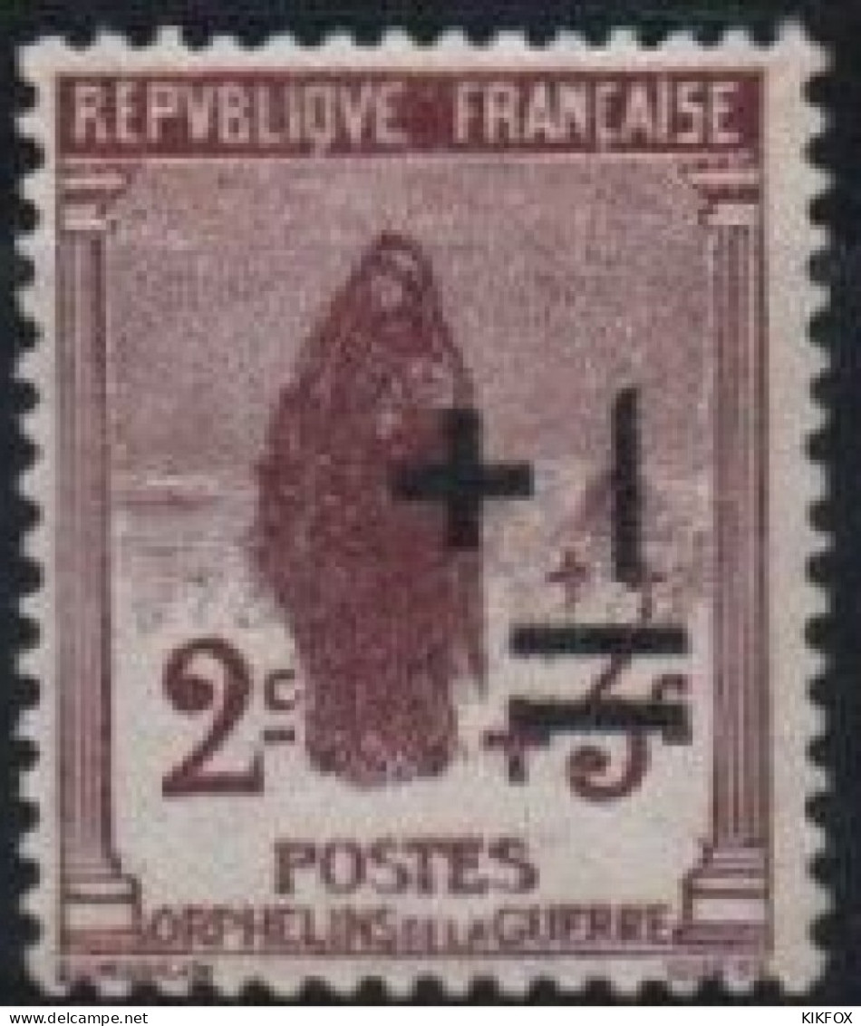 FRANCE ,FRANKREICH, 1922, YT 162 **, MI 144 **, KRIEGSWAISEN, ORPHELINS,POSTFRISCH, NEUF - Ungebraucht