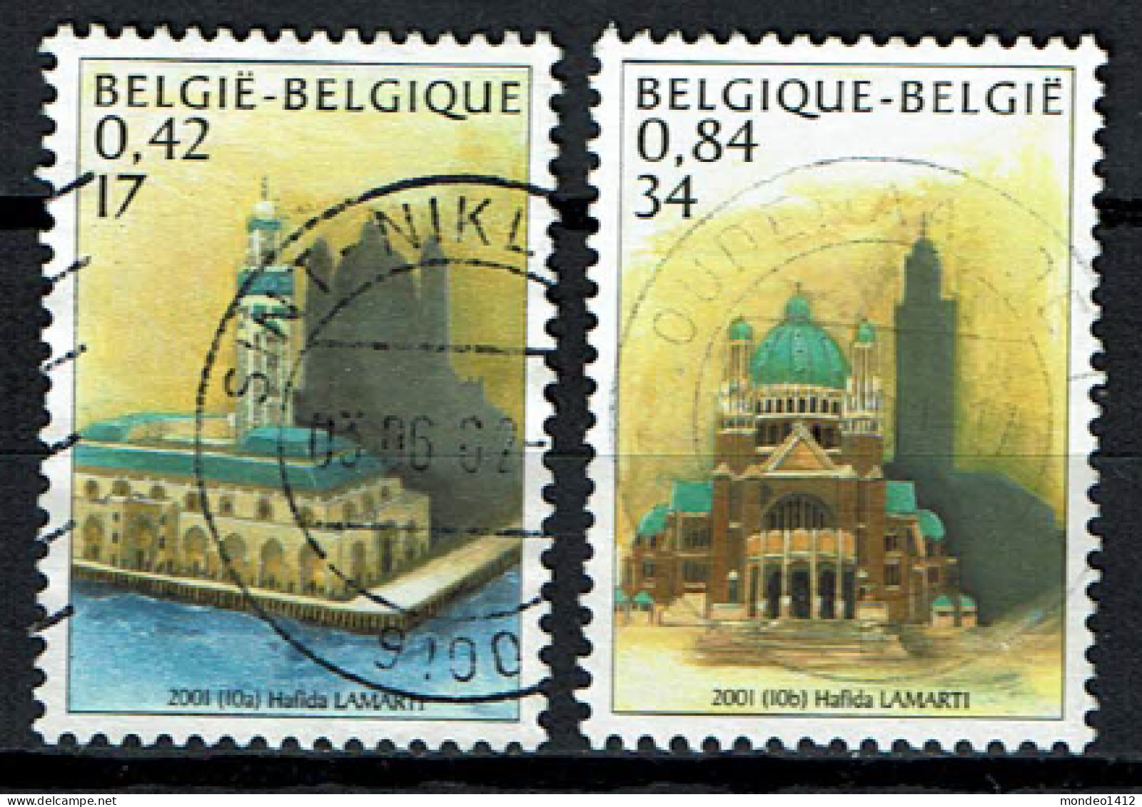 België OBP 3002/03 - Joint Issue Between Belgium And Marocco - Gebraucht