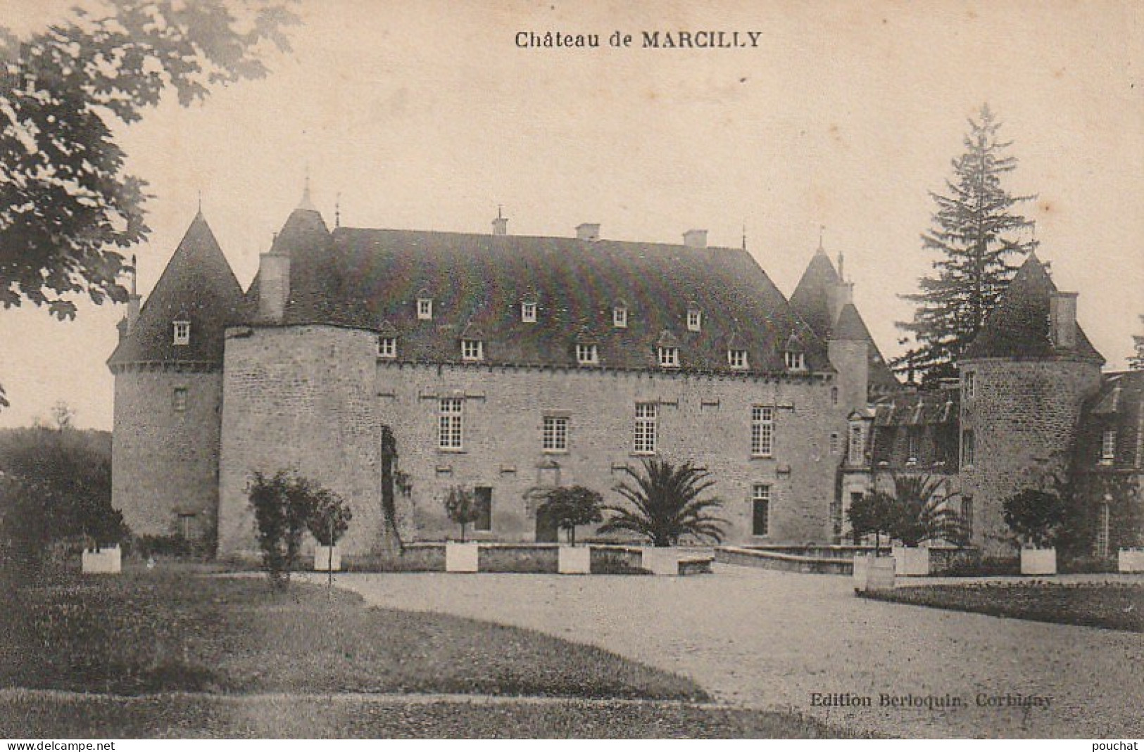 FI 22 -(58) CHATEAU DE MARCILLY  -  2 SCANS - Autres & Non Classés