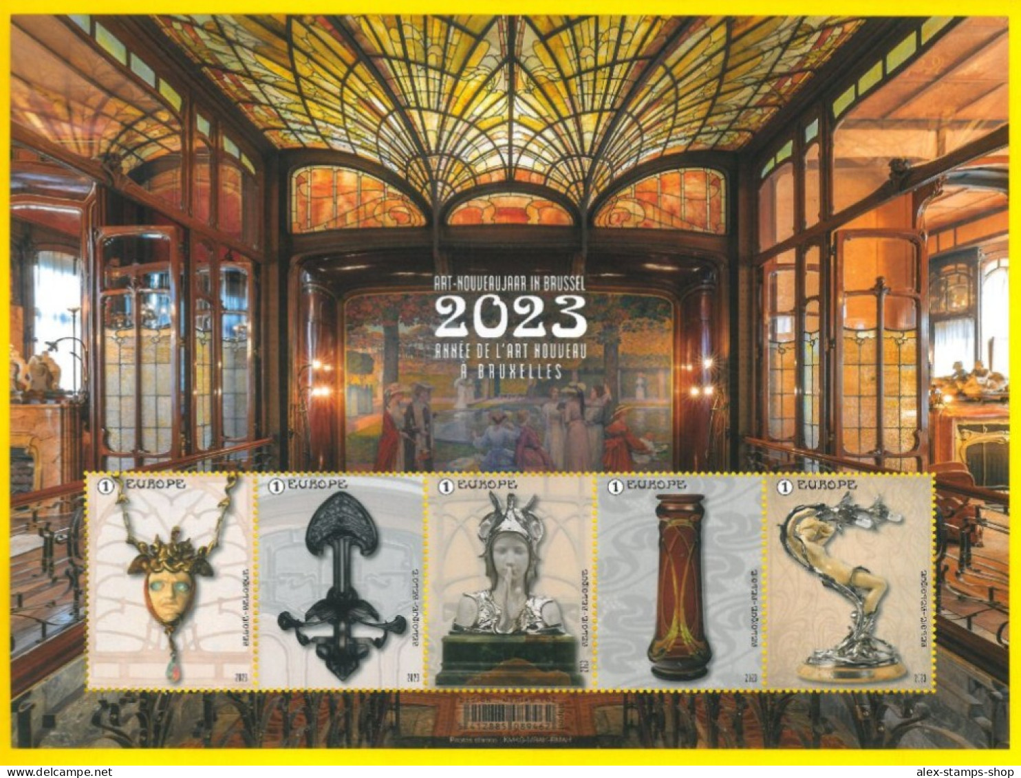 BELGIUM 2023 Brussels Year Of Art Nouveau - Miniature Sheet - 2021-…