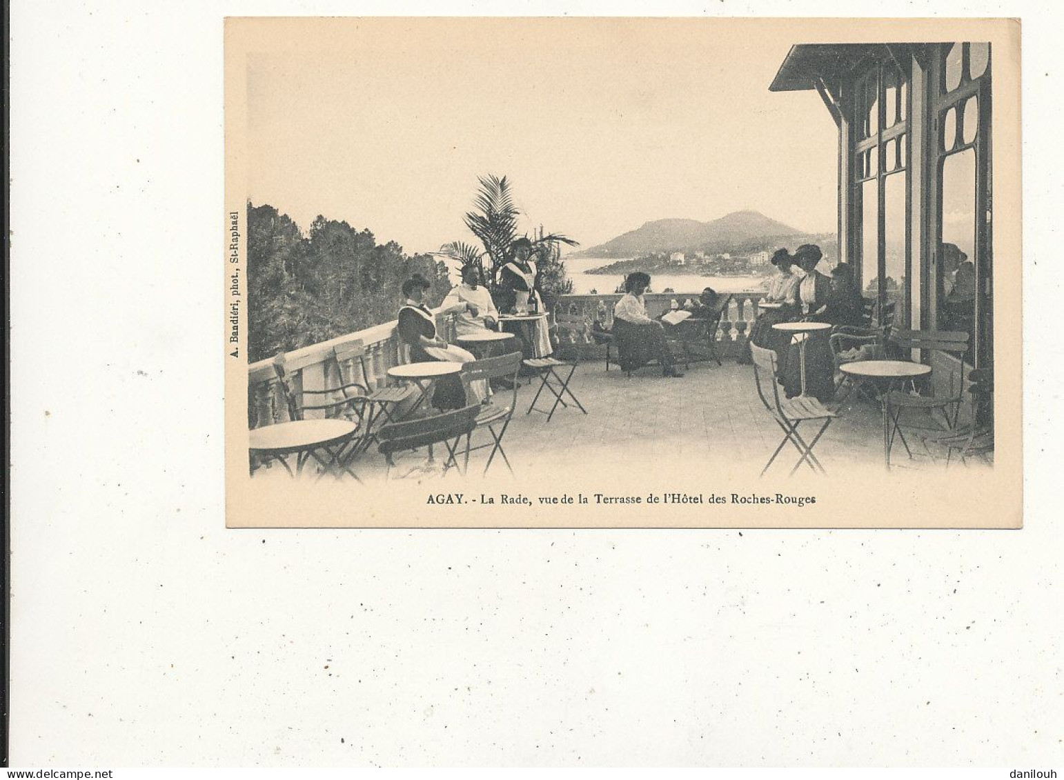 83 // AGAY  La Rade  Vue De La Terrasse De L'hotel Des Roches Blanches  - Other & Unclassified