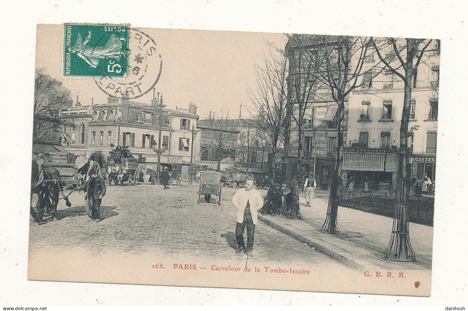 75 // PARIS   XIV EME   Carrefour De La Tombe Issoire  268 .G.B.R.R. - Paris (14)