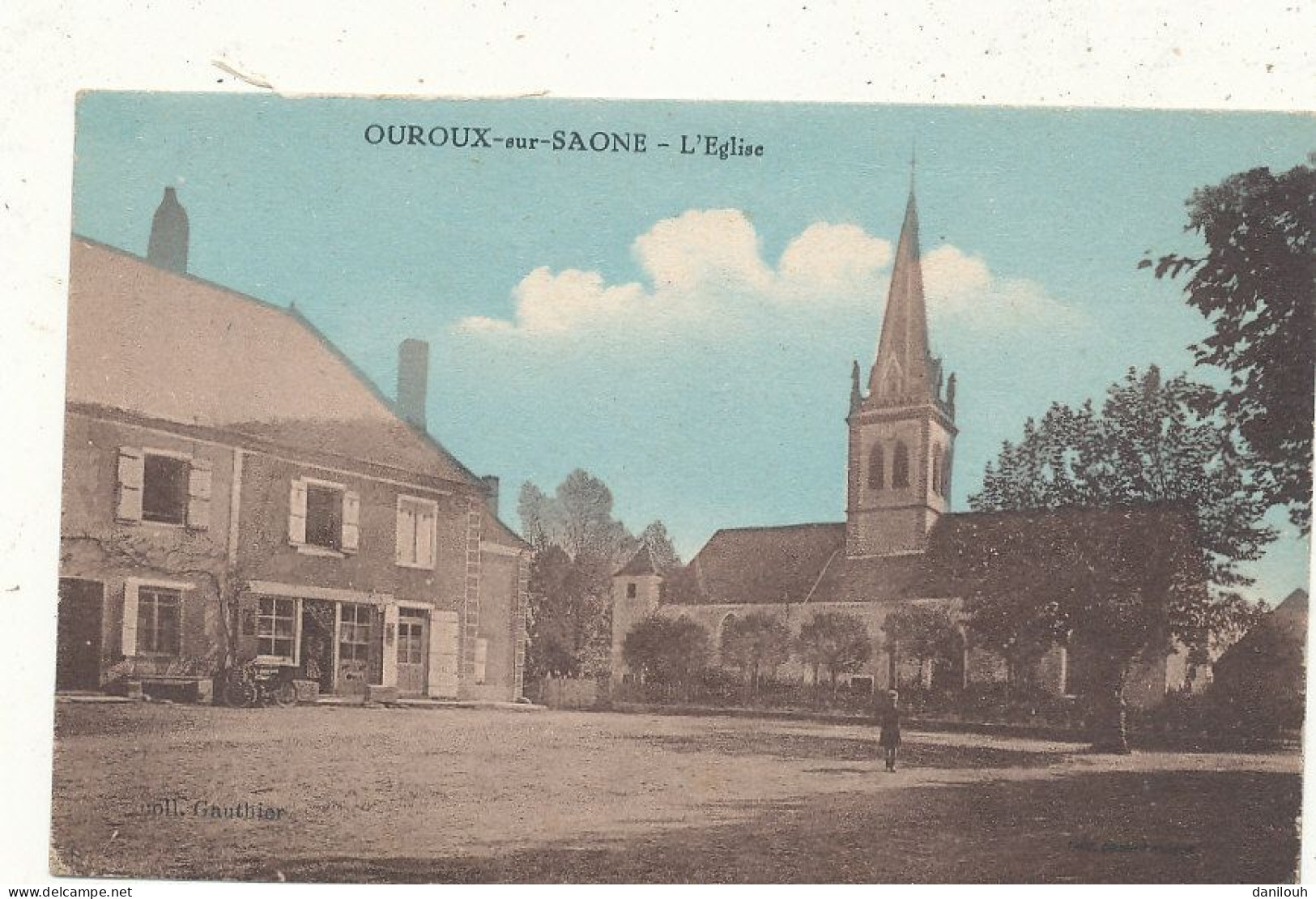 71 // OUROUX SUR SAONE   L'église   Coll GaUTHIER - Otros & Sin Clasificación