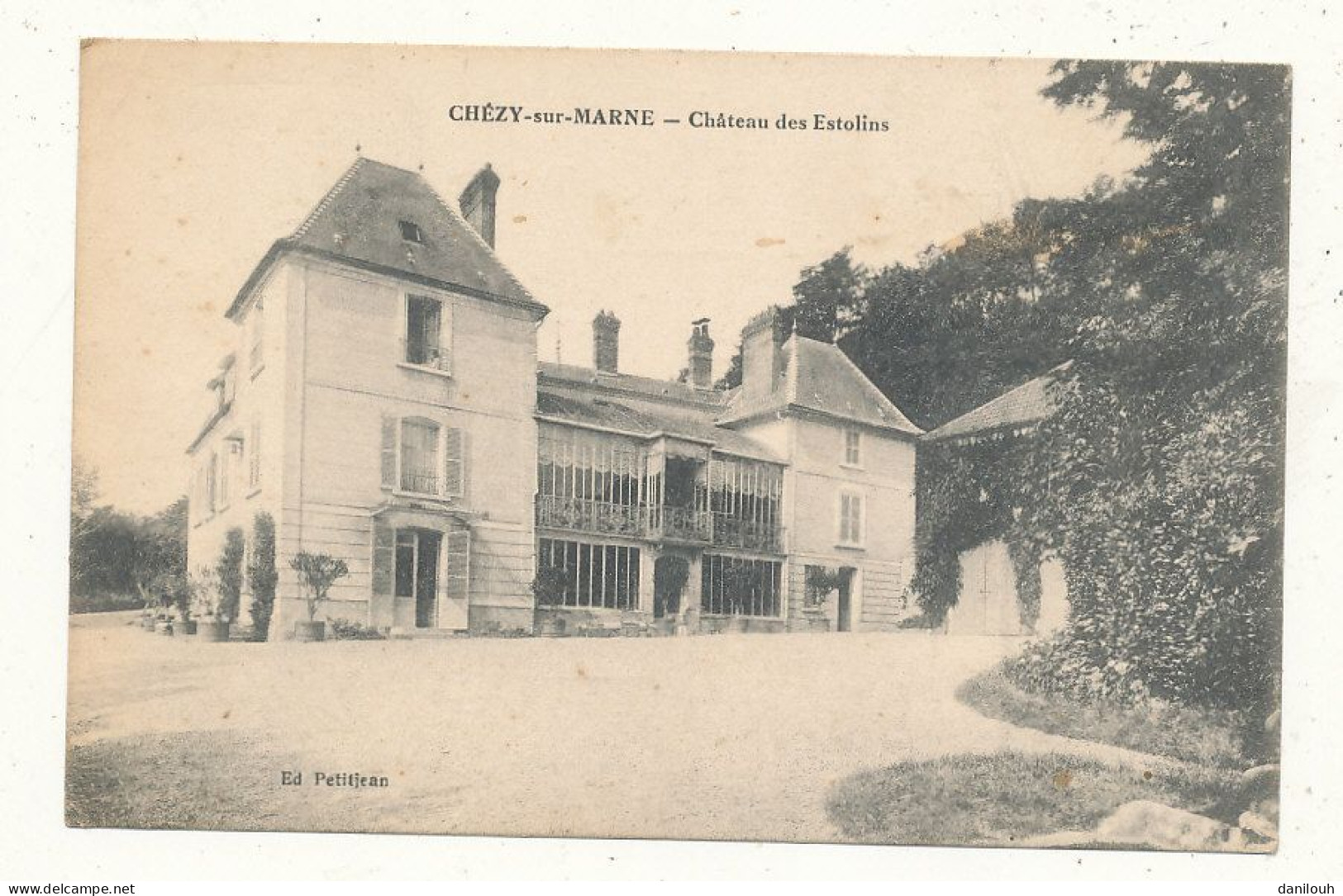 02 // CHEZY SUR MARNE  Chateau Des Estolins - Sonstige & Ohne Zuordnung