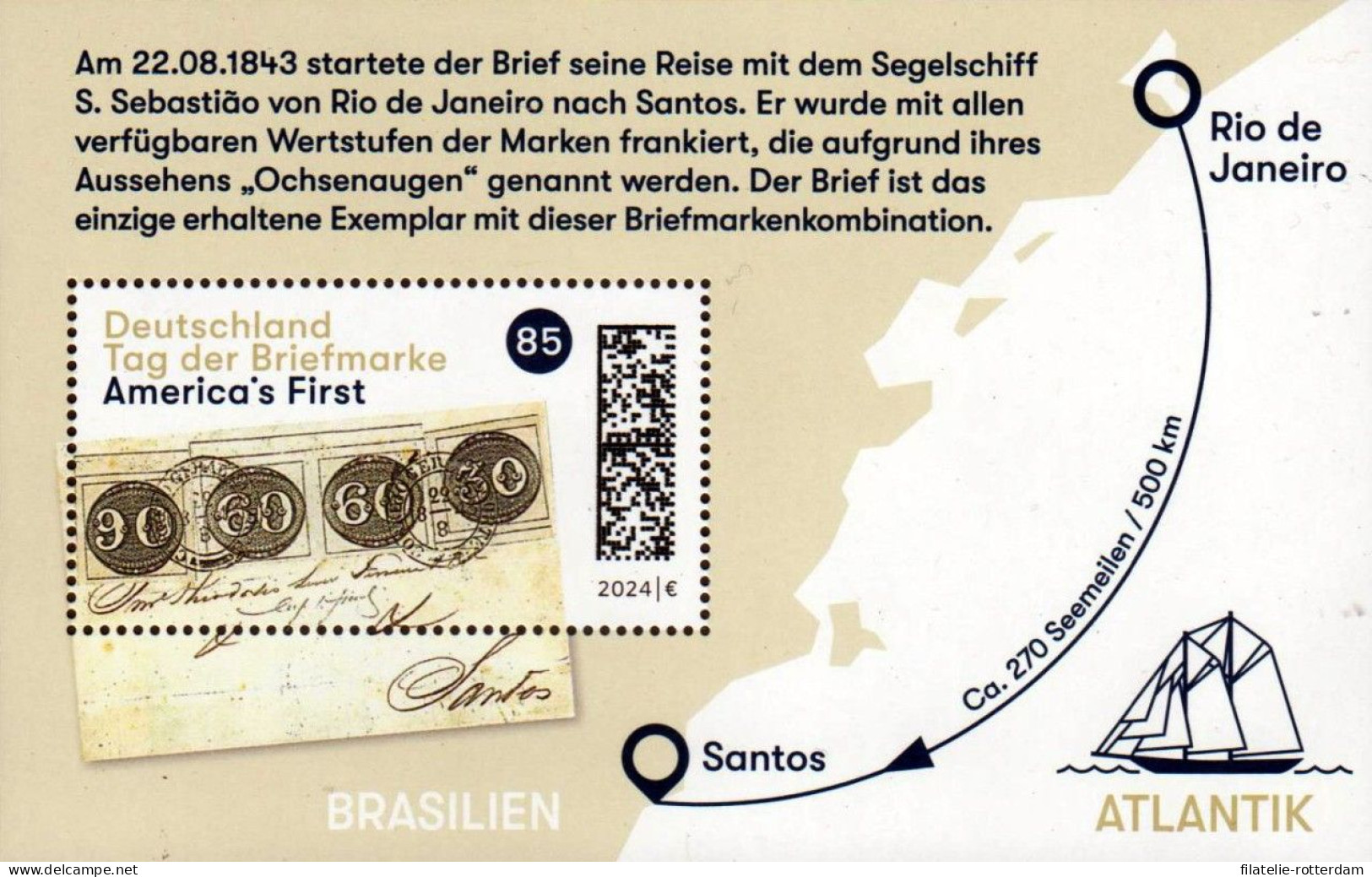 Germany / Duitsland - Postfris / MNH - Sheet Stamp Day 2024 - Nuevos