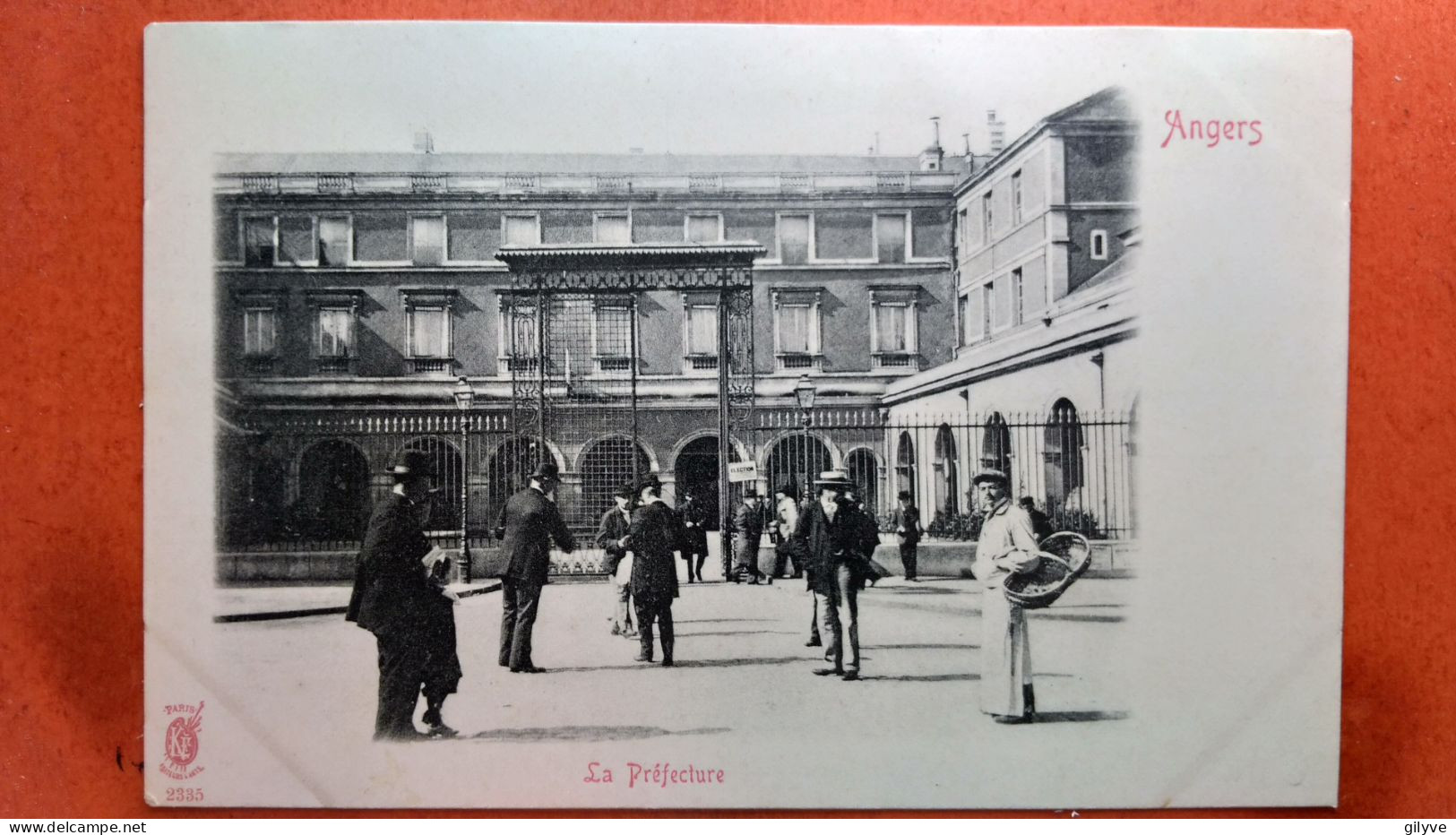 CPA (49) Angers. La Préfecture. Animation. (7A.n°133) - Angers