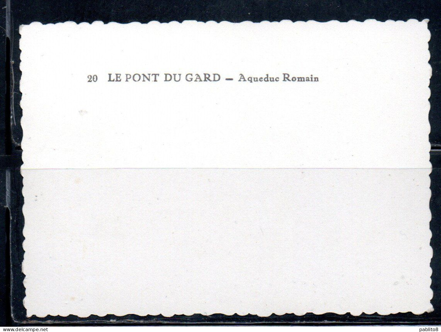 FRANCE FRANCIA LE PONT DU GARD L'AQUEDUC ROMAIN CARTE CARD CARTOLINA UNUSED NUOVA - Andere & Zonder Classificatie
