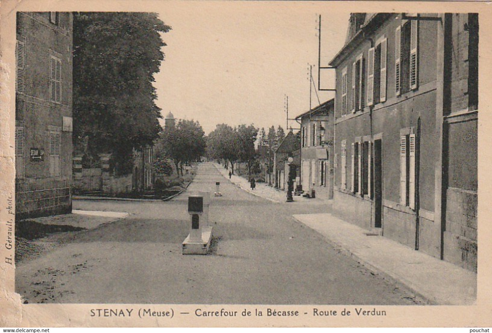 FI 11 -(55) STENAY  -  CARREFOUR DE LA BECASSE  -  ROUTE DE VERDUN - 2 SCANS - Stenay